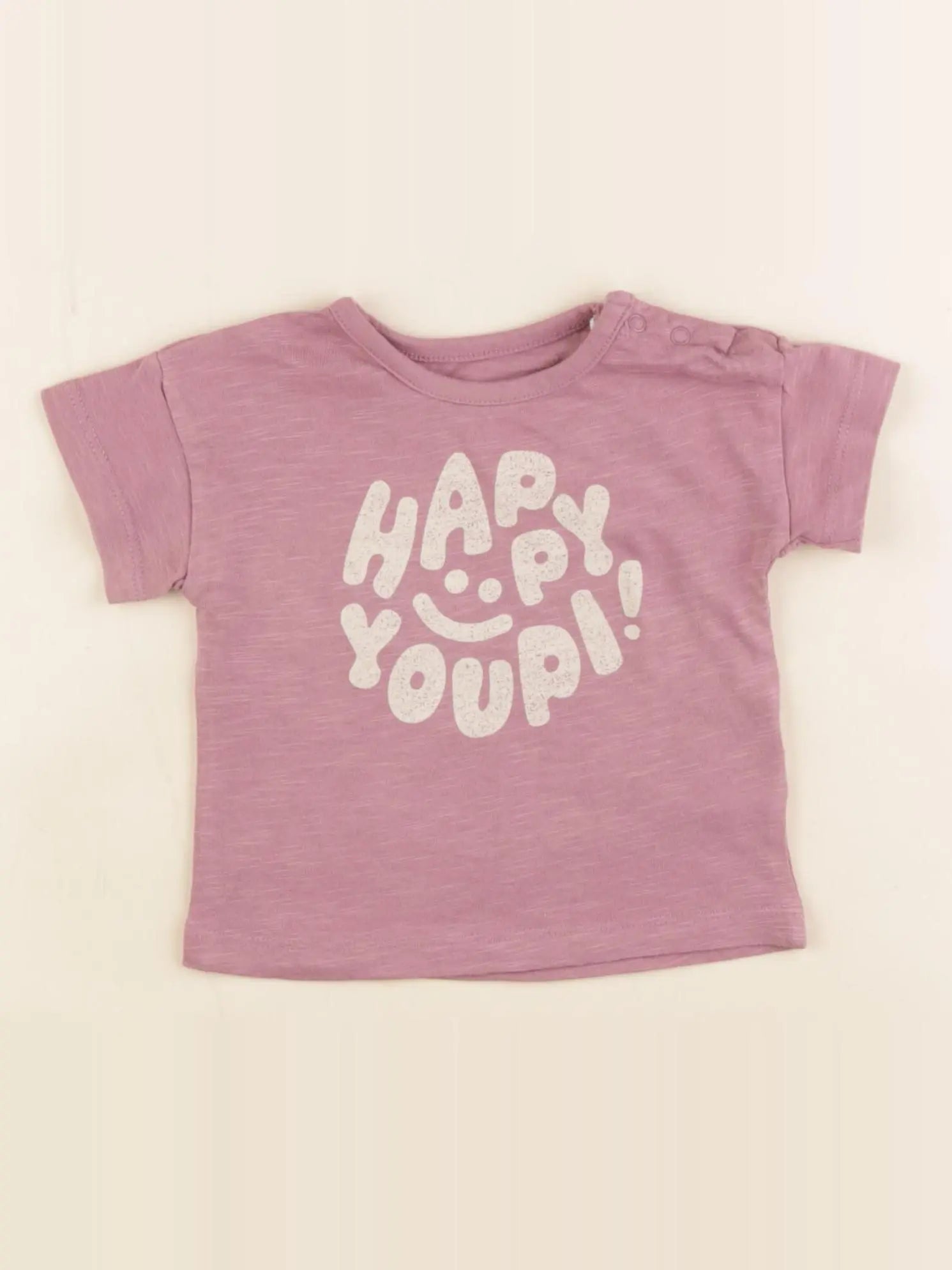 Vertbaudet - tee-shirt rose - 3 mois