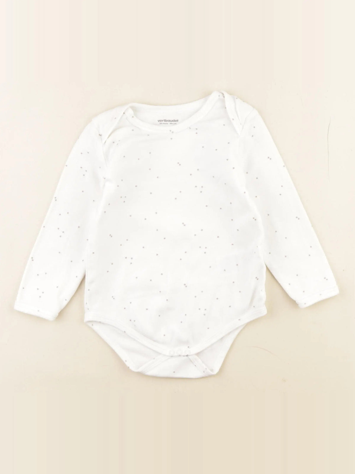 Vertbaudet - body blanc - 36 mois