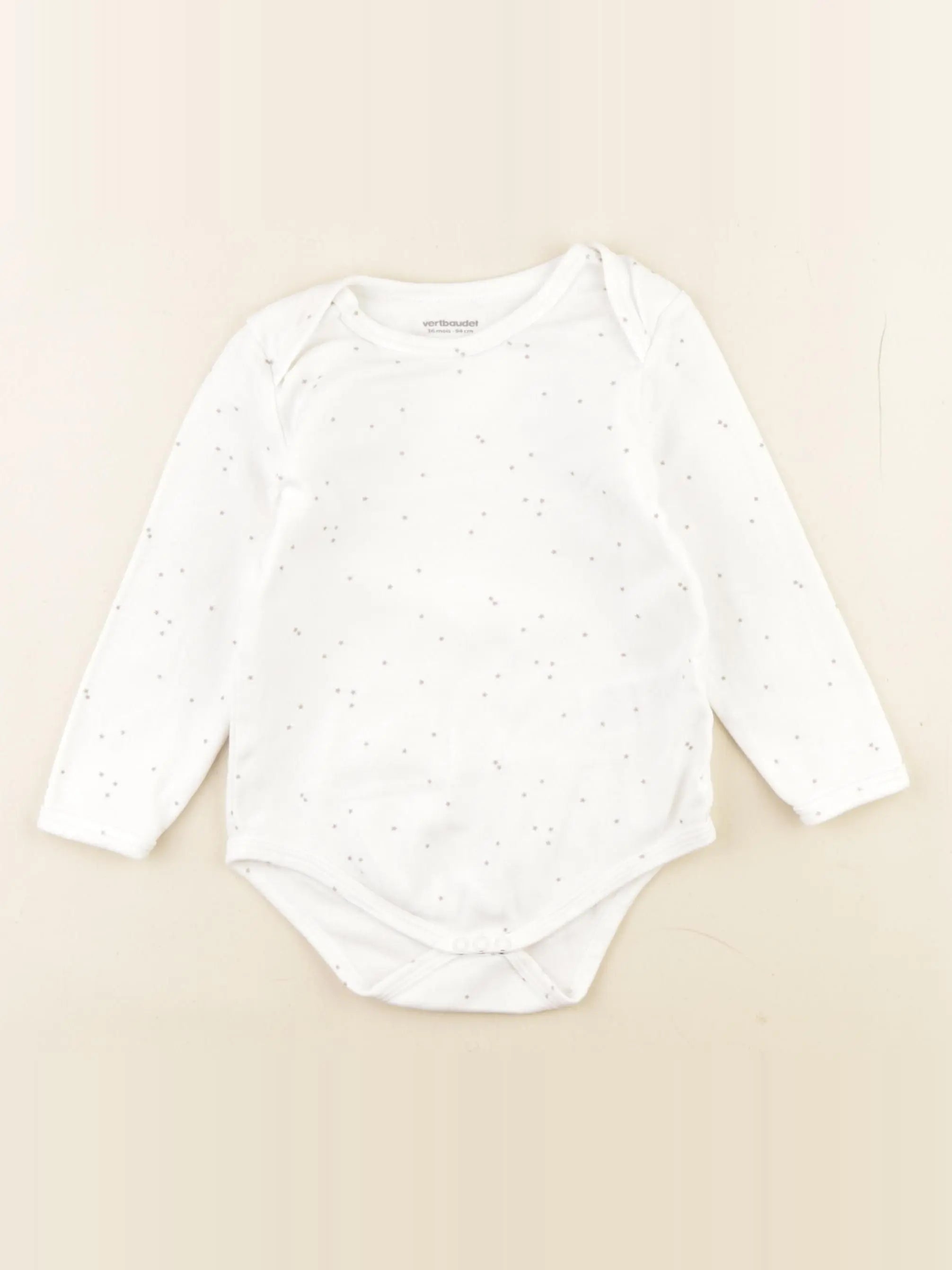 Vertbaudet - body blanc - 36 mois