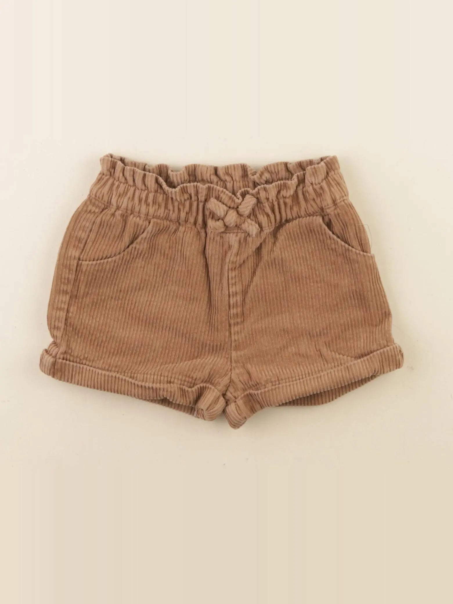 Vertbaudet - short marron - 2 ans