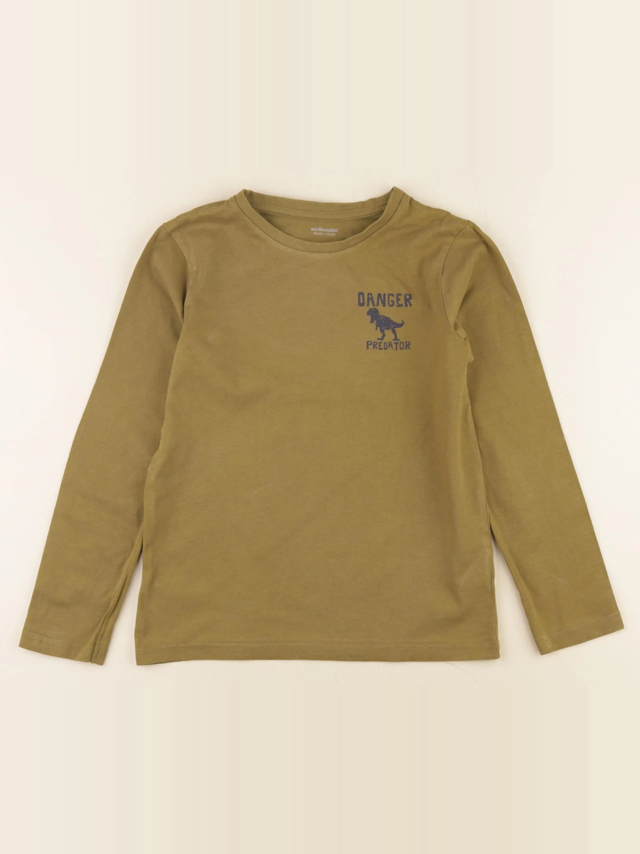 Vertbaudet - tee-shirt vert - 10 ans