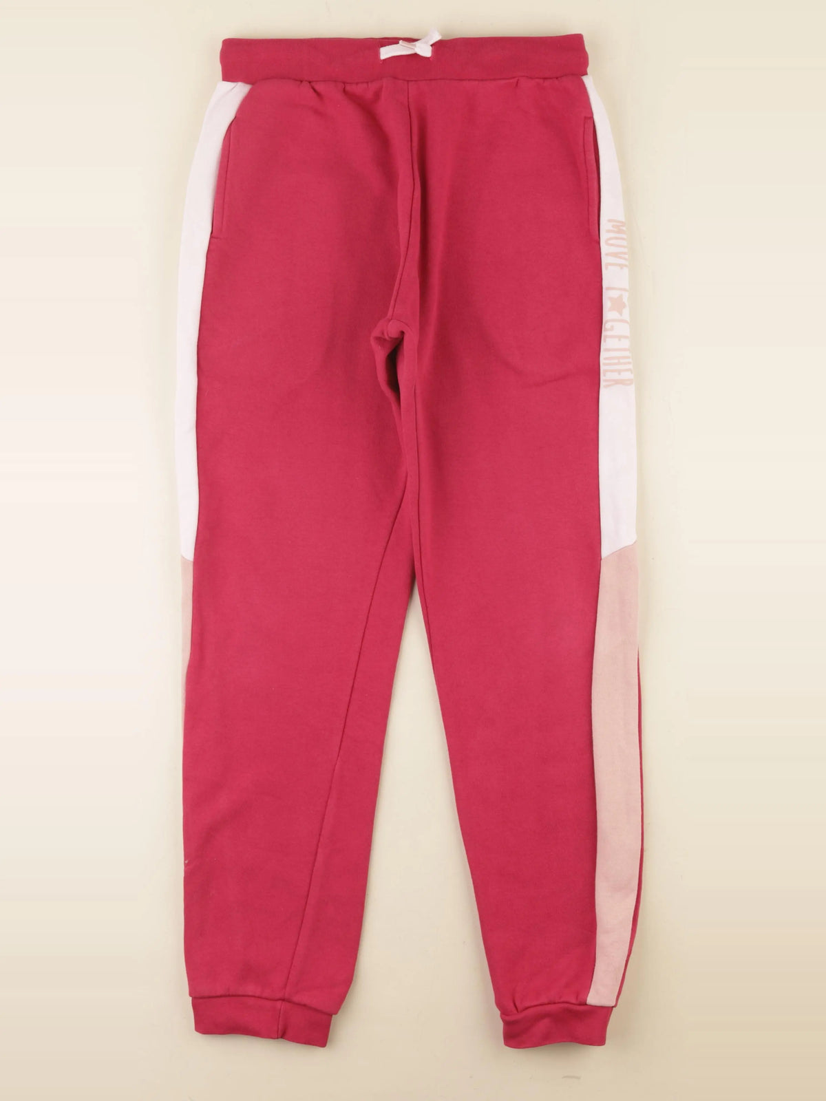 Vertbaudet - jogging doublé rose - 14 ans