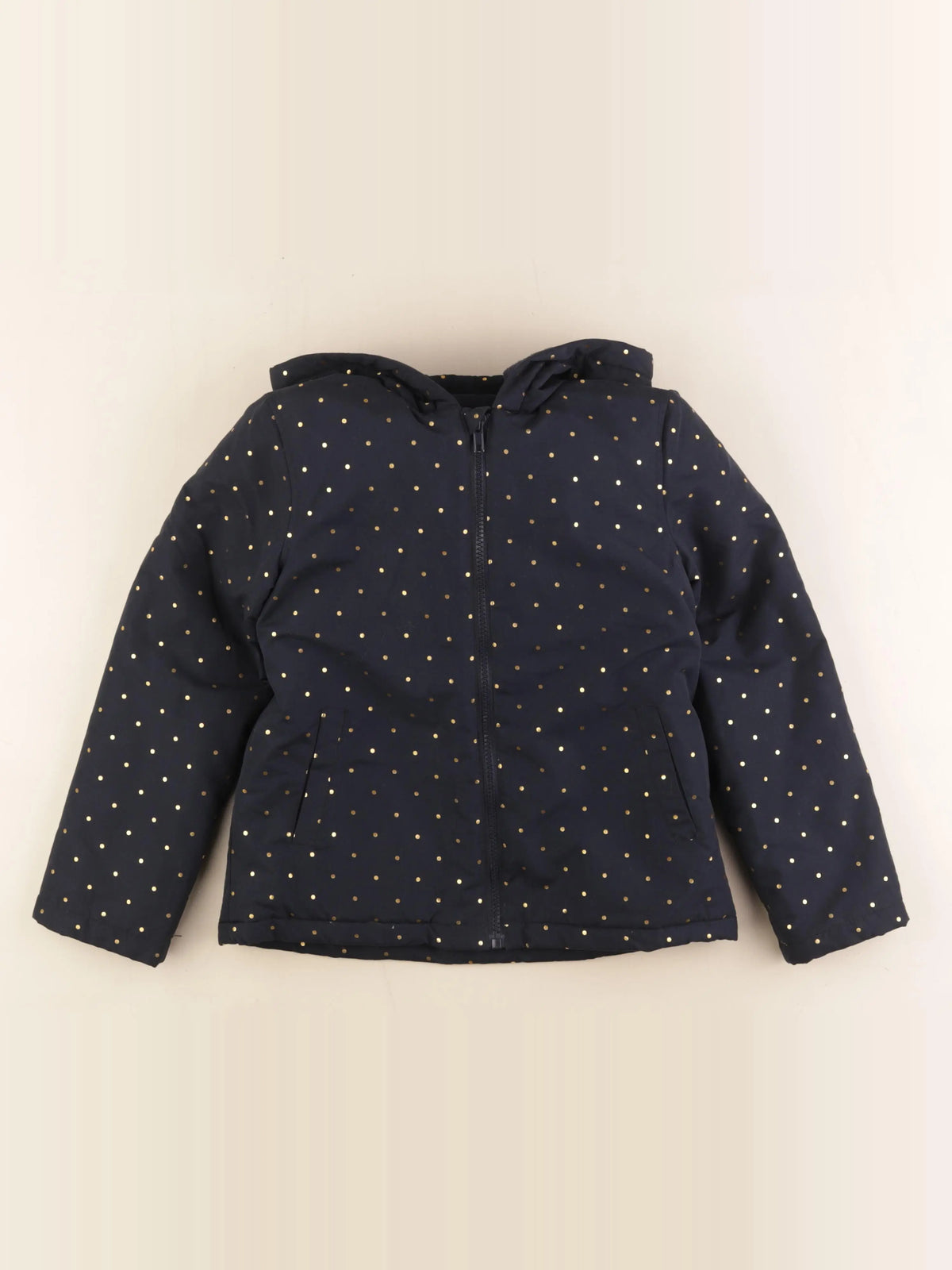 La Redoute - parka bleu, or - 8 ans