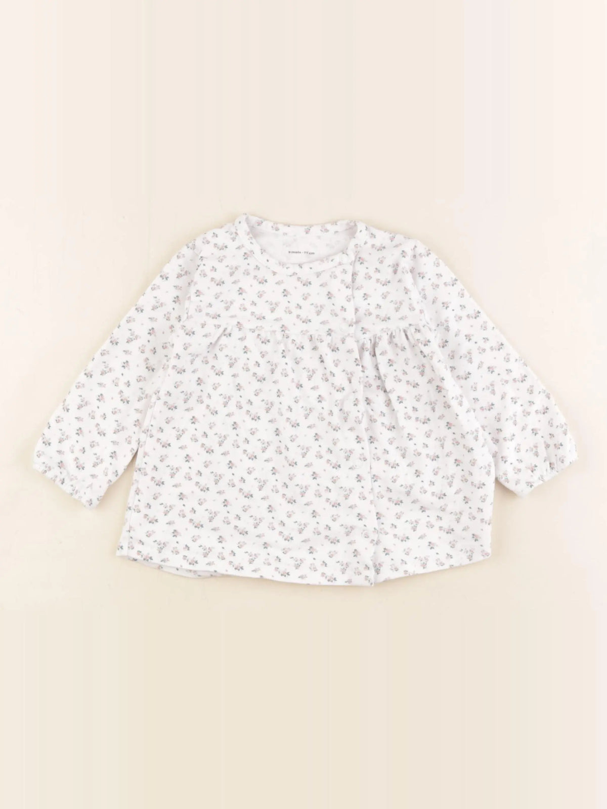 Vertbaudet - tee-shirt blanc - 9 mois