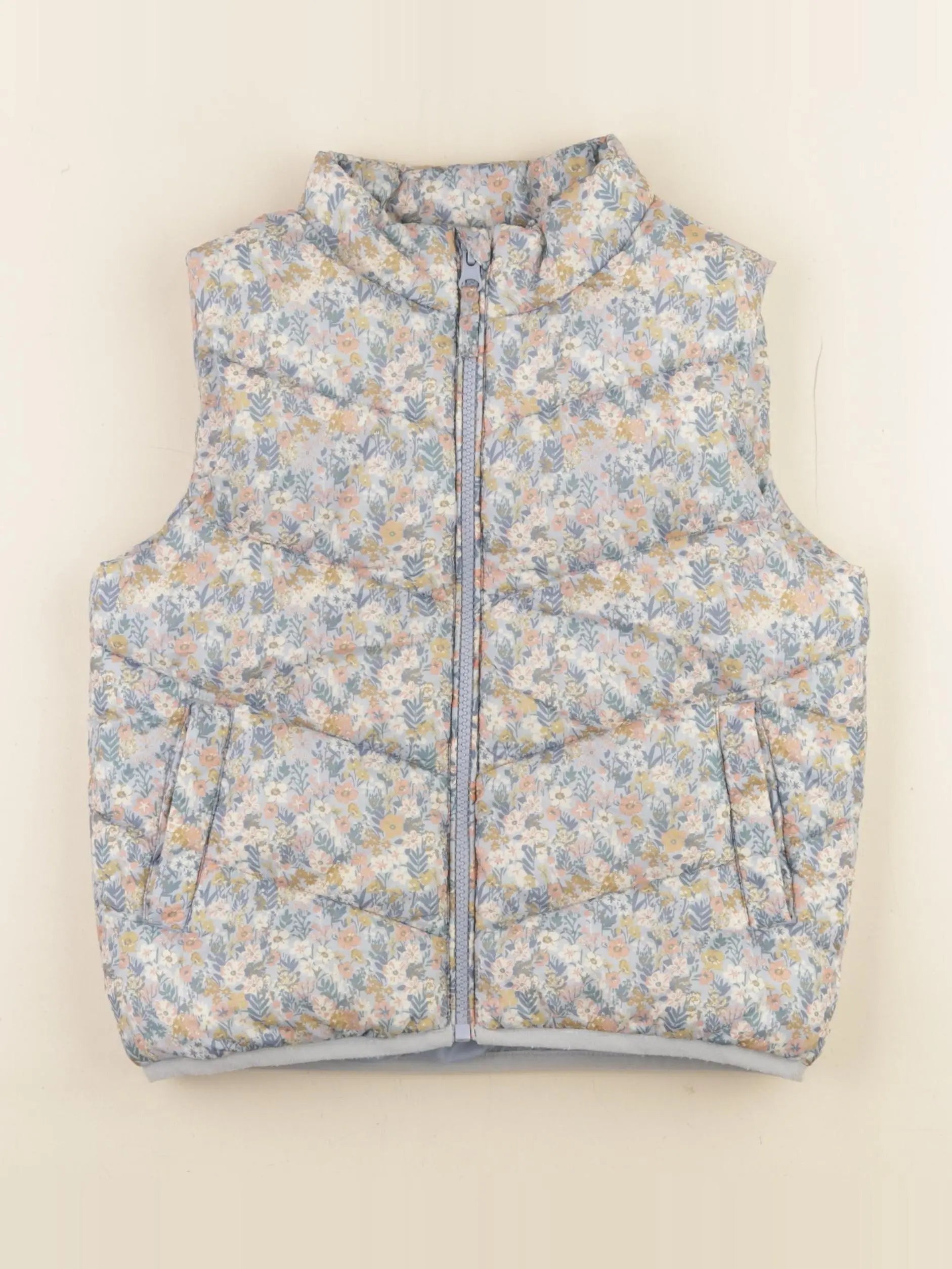 Vertbaudet - doudoune bleu, rose - 6 ans