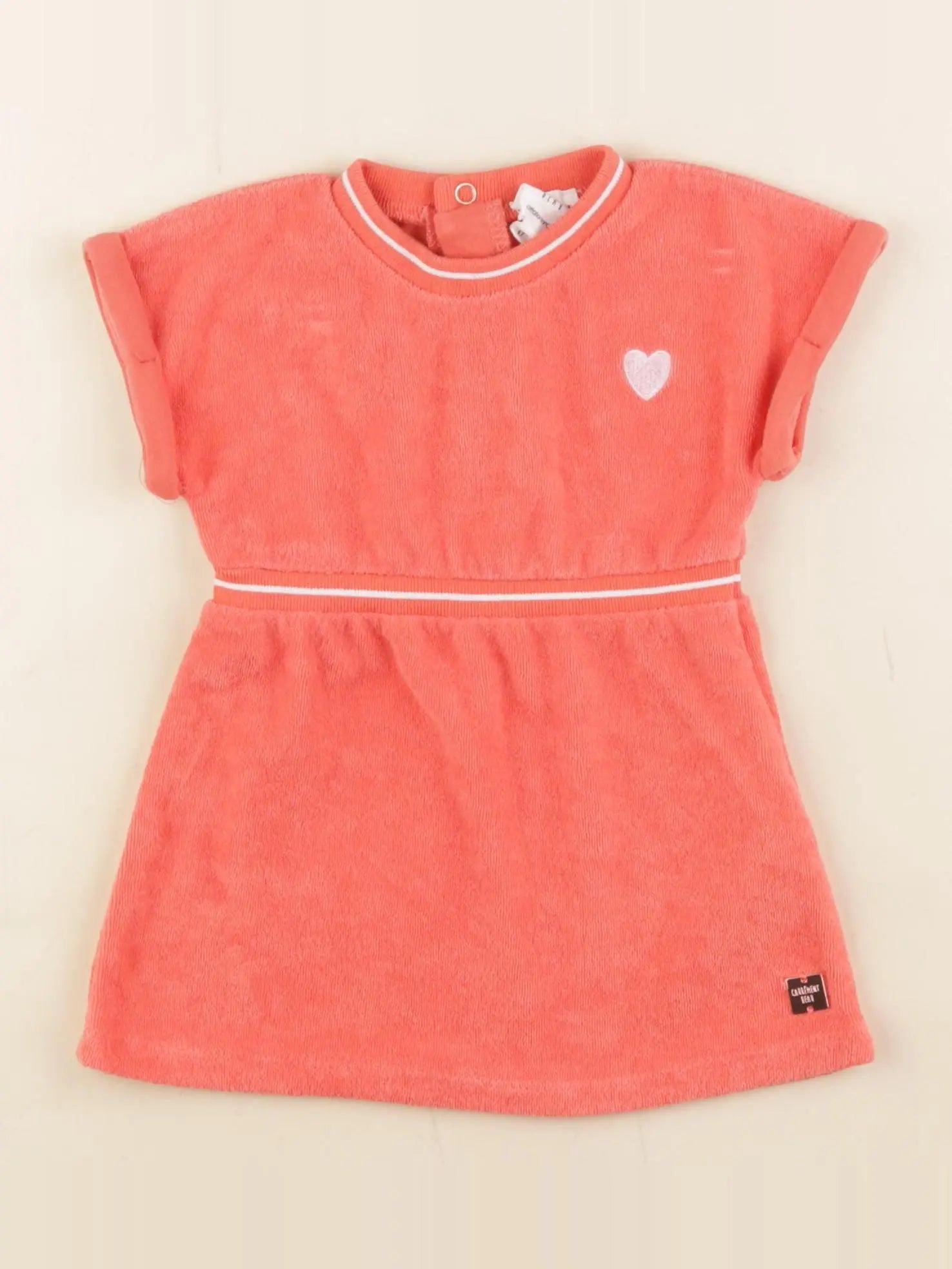 Carrément Beau - robe rose - 6 mois