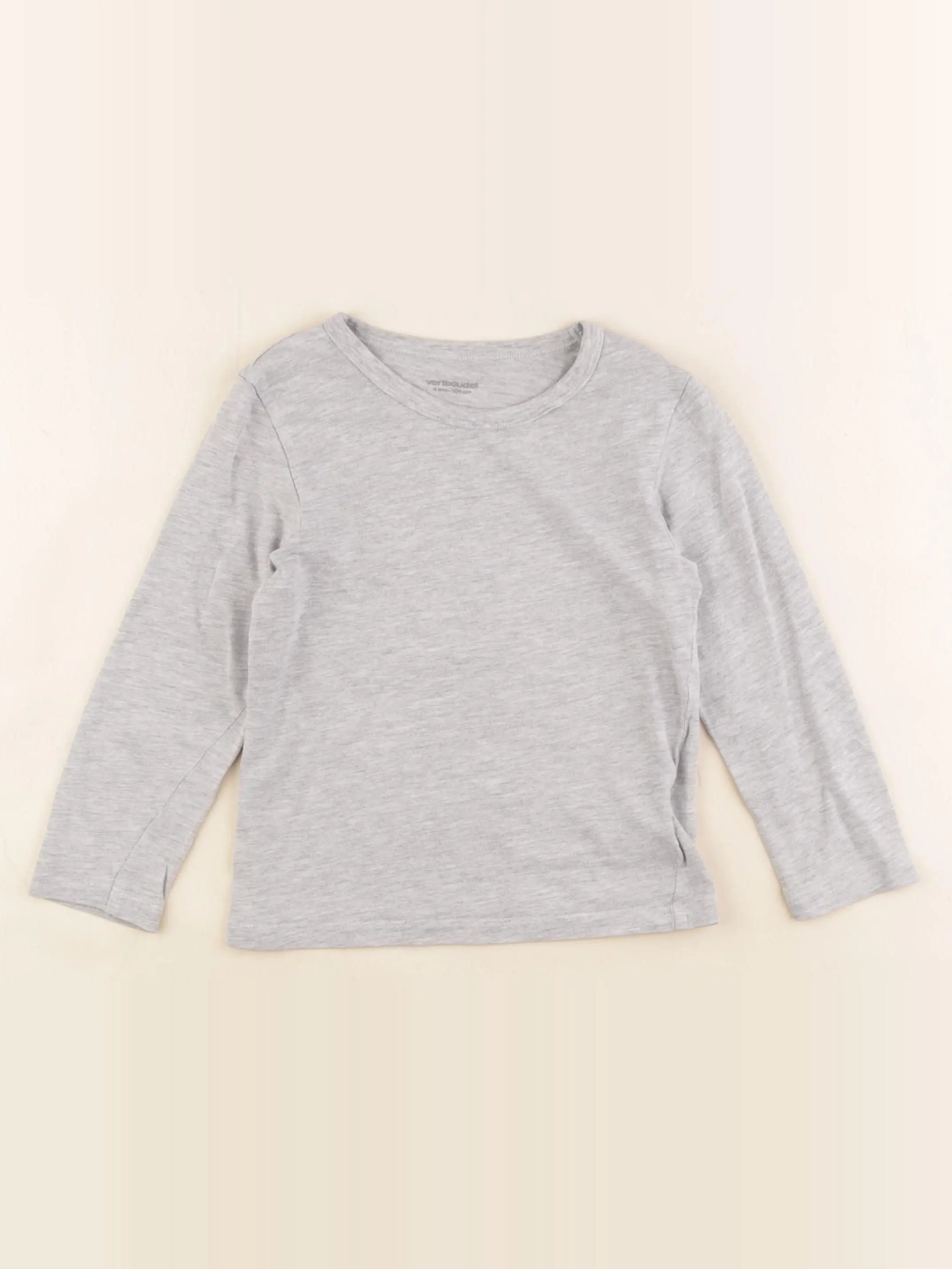 Vertbaudet - maillot de corps gris - 4 ans