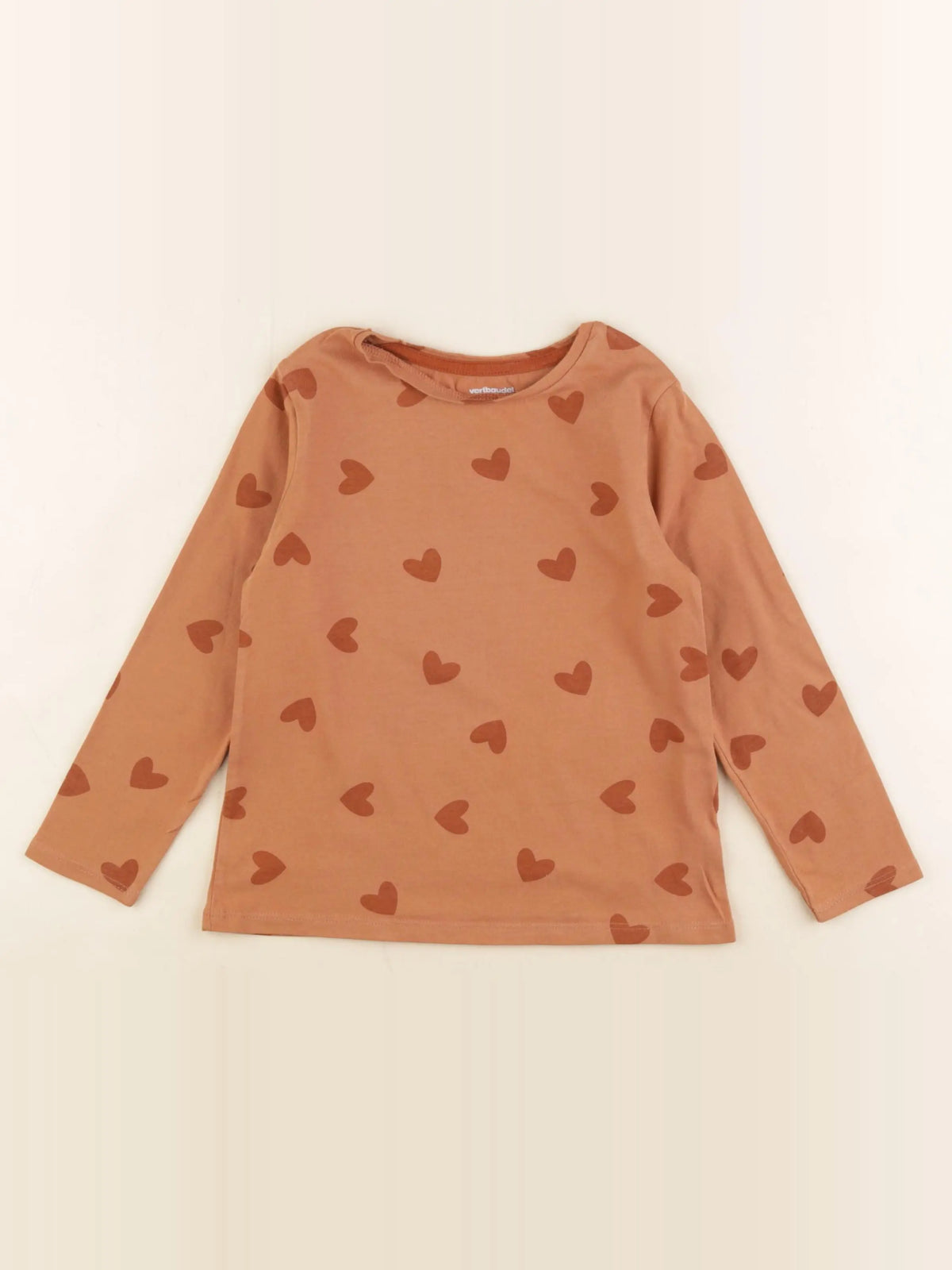 Vertbaudet - tee-shirt orange - 6 ans