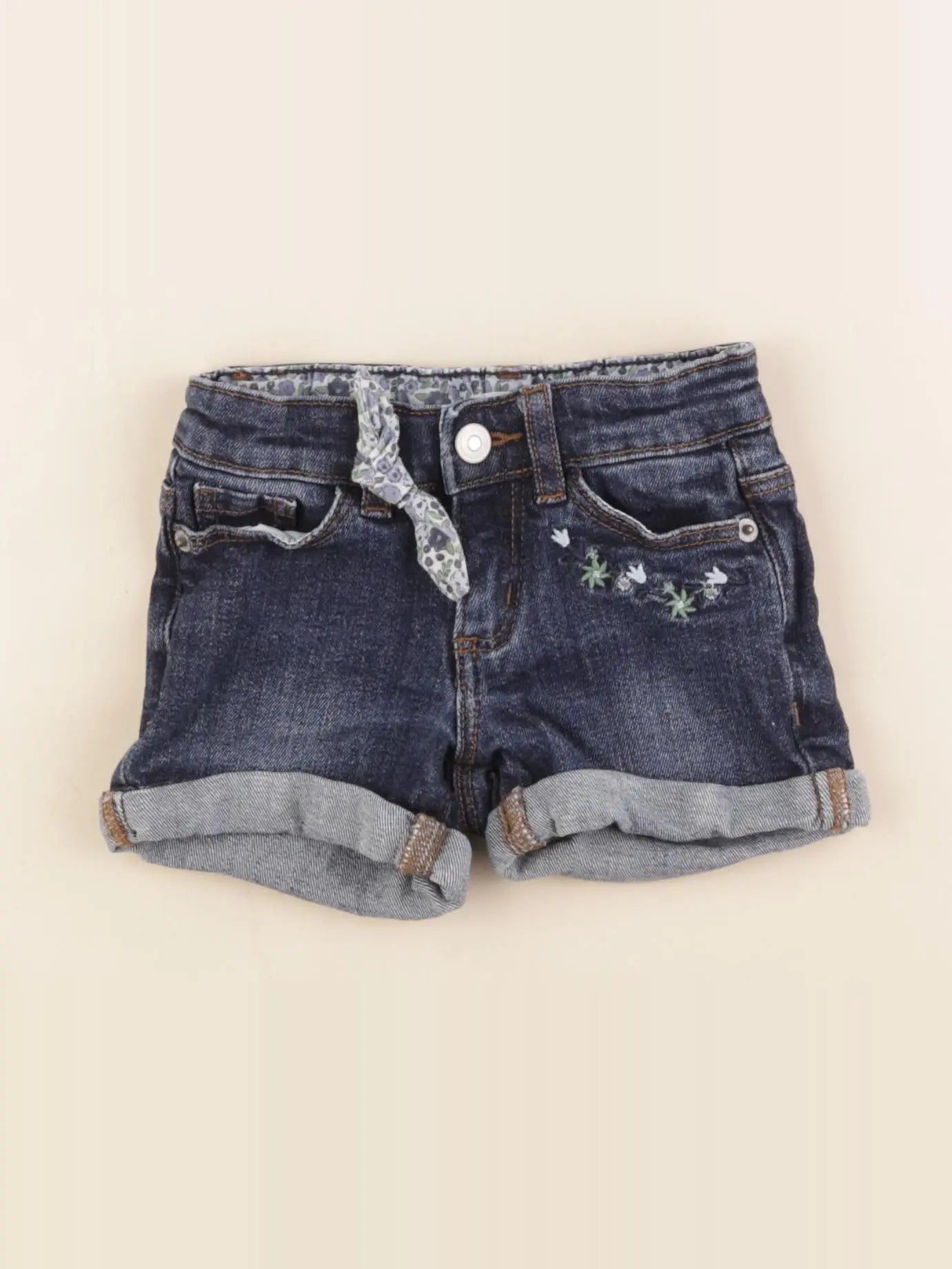 Vertbaudet - short bleu - 3 ans