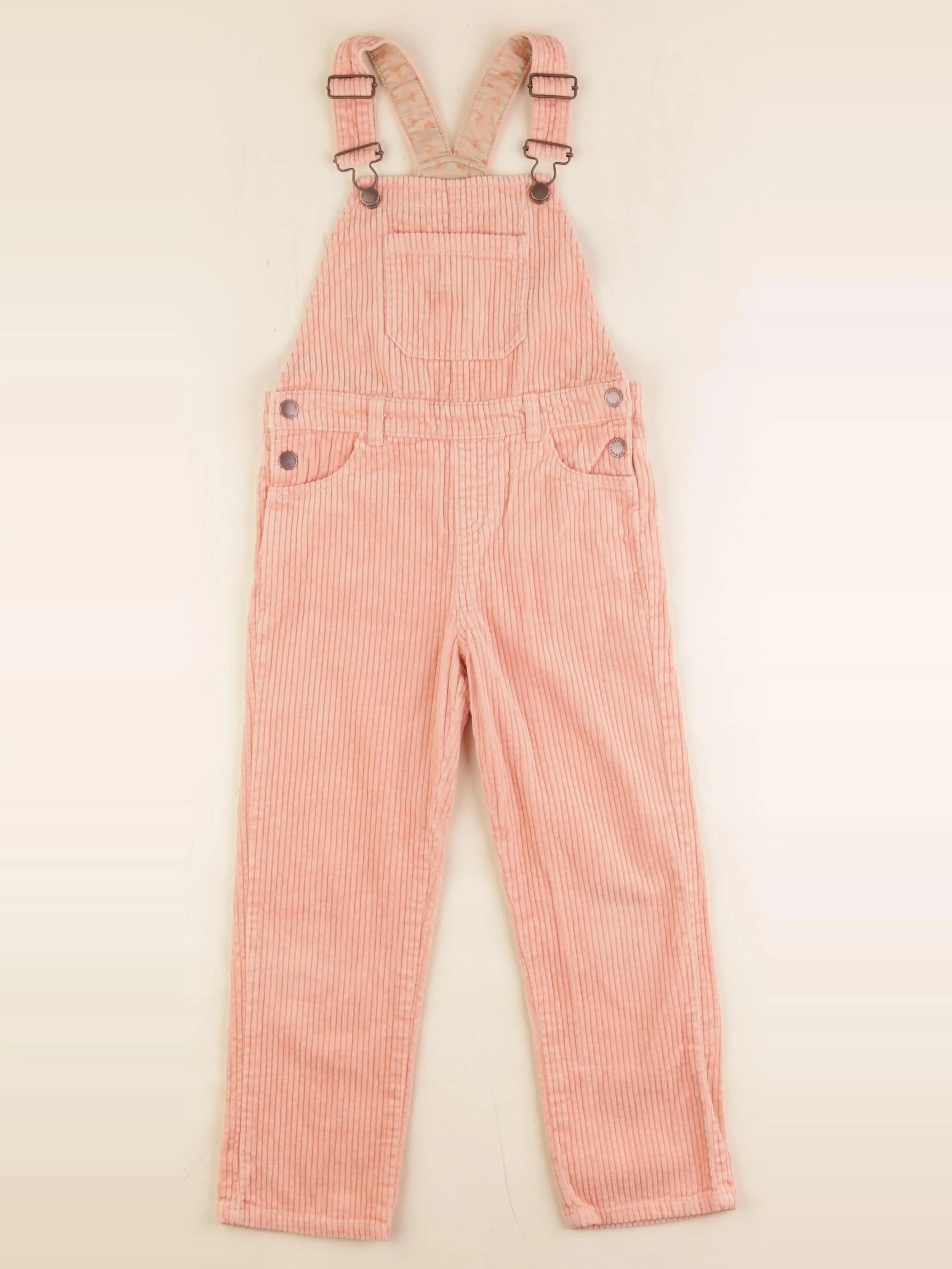 Vertbaudet - salopette rose - 7 ans