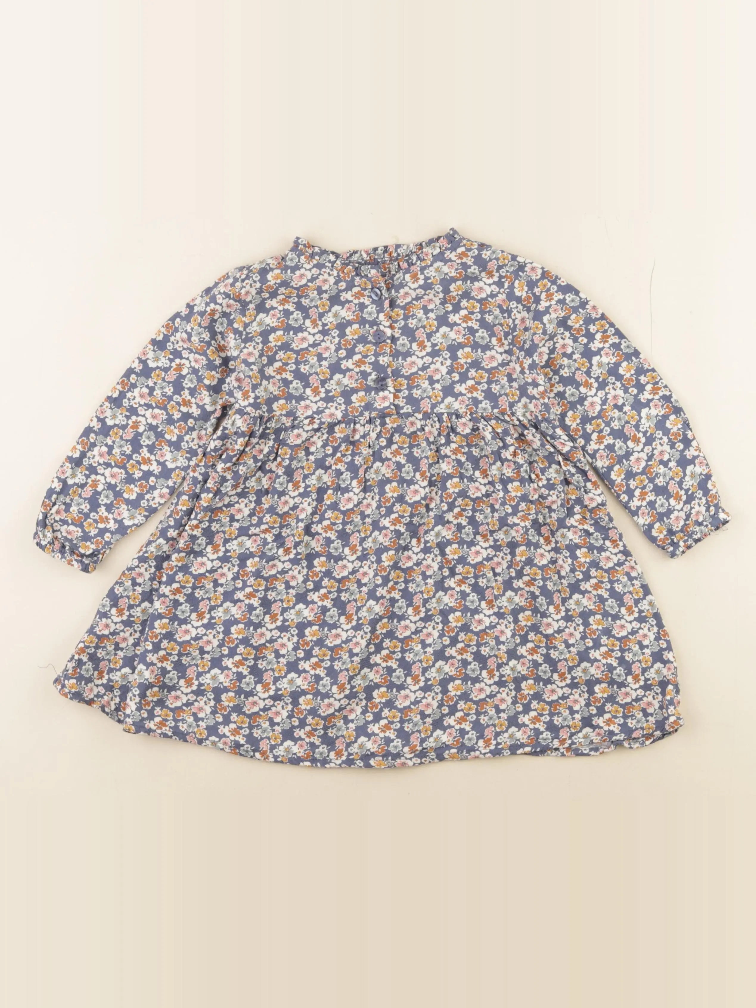 Vertbaudet - robe multicolore - 2 ans