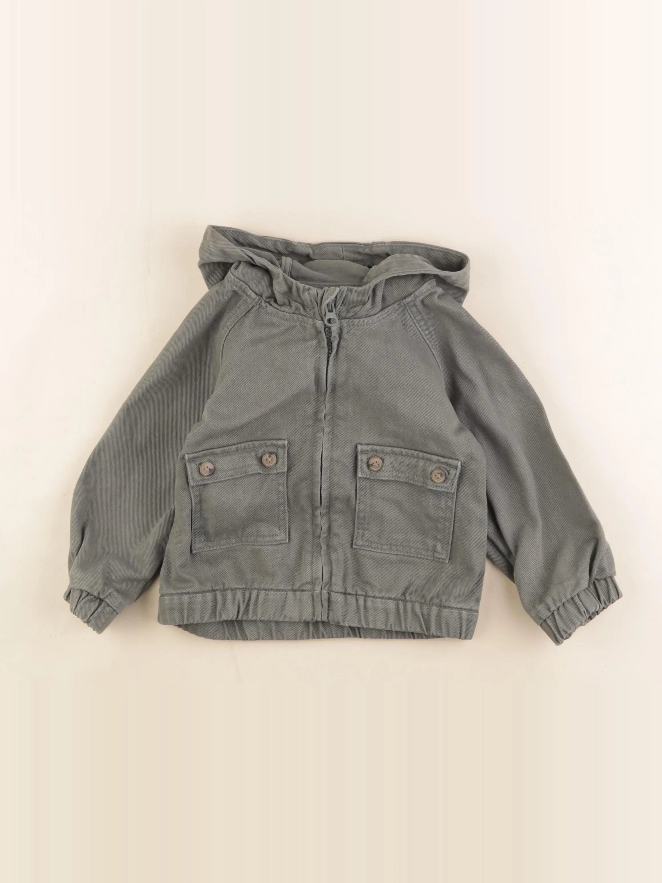 Vertbaudet - veste vert - 24 mois