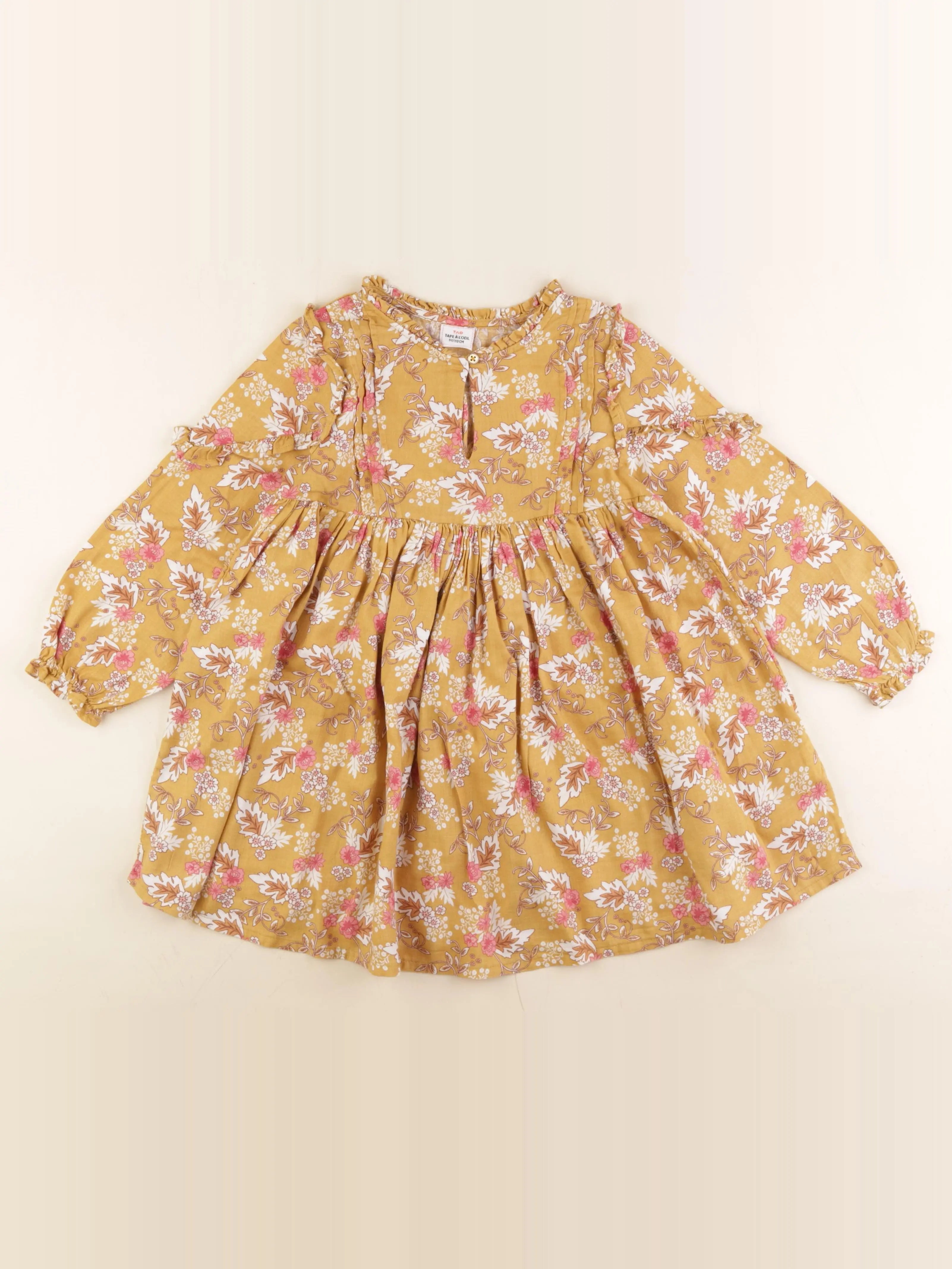 Tape à l'oeil - robe jaune - 5 ans