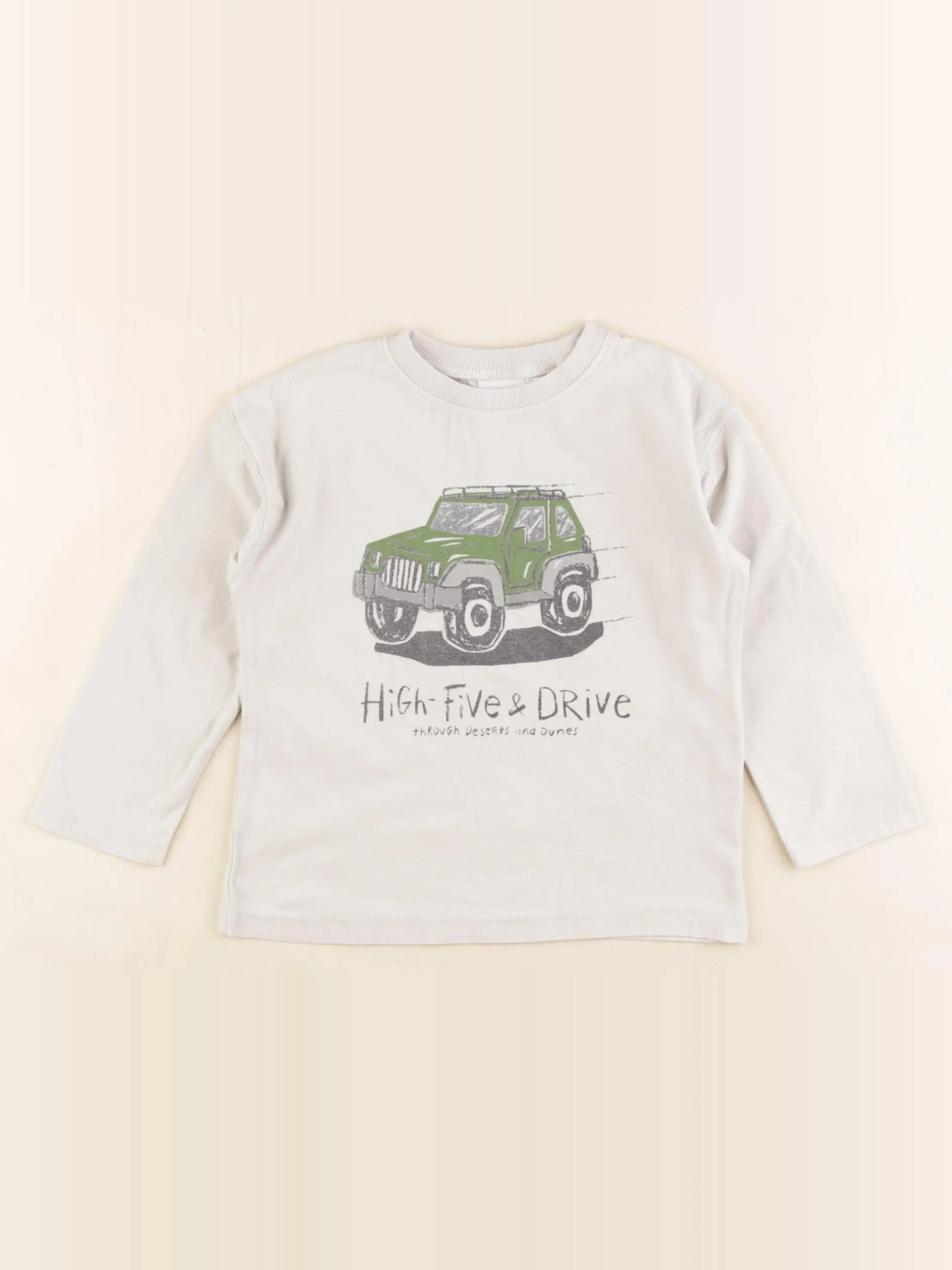 Zara - tee-shirt marron - 18/24 mois