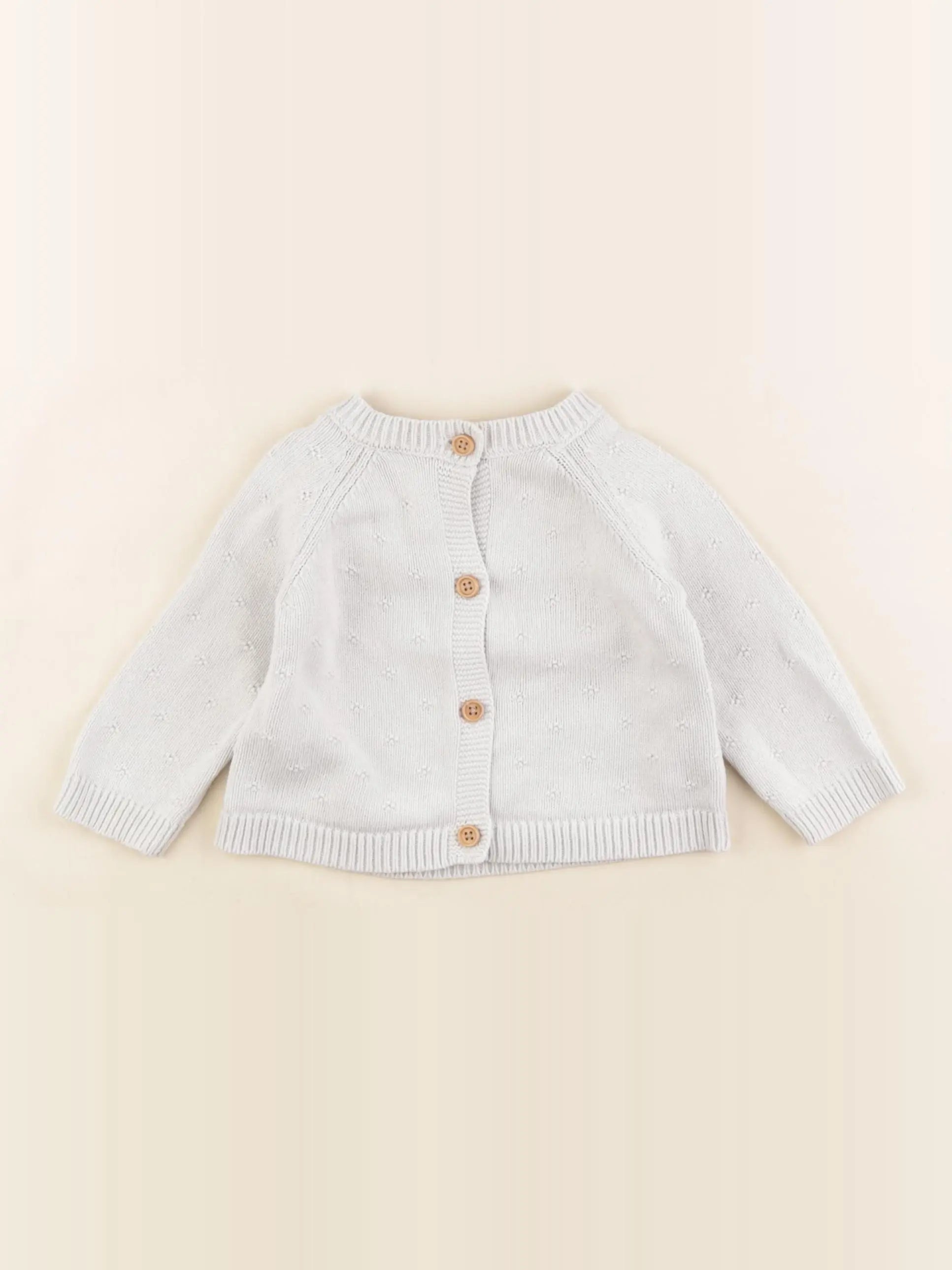 Cyrillus - gilet beige - 6 mois