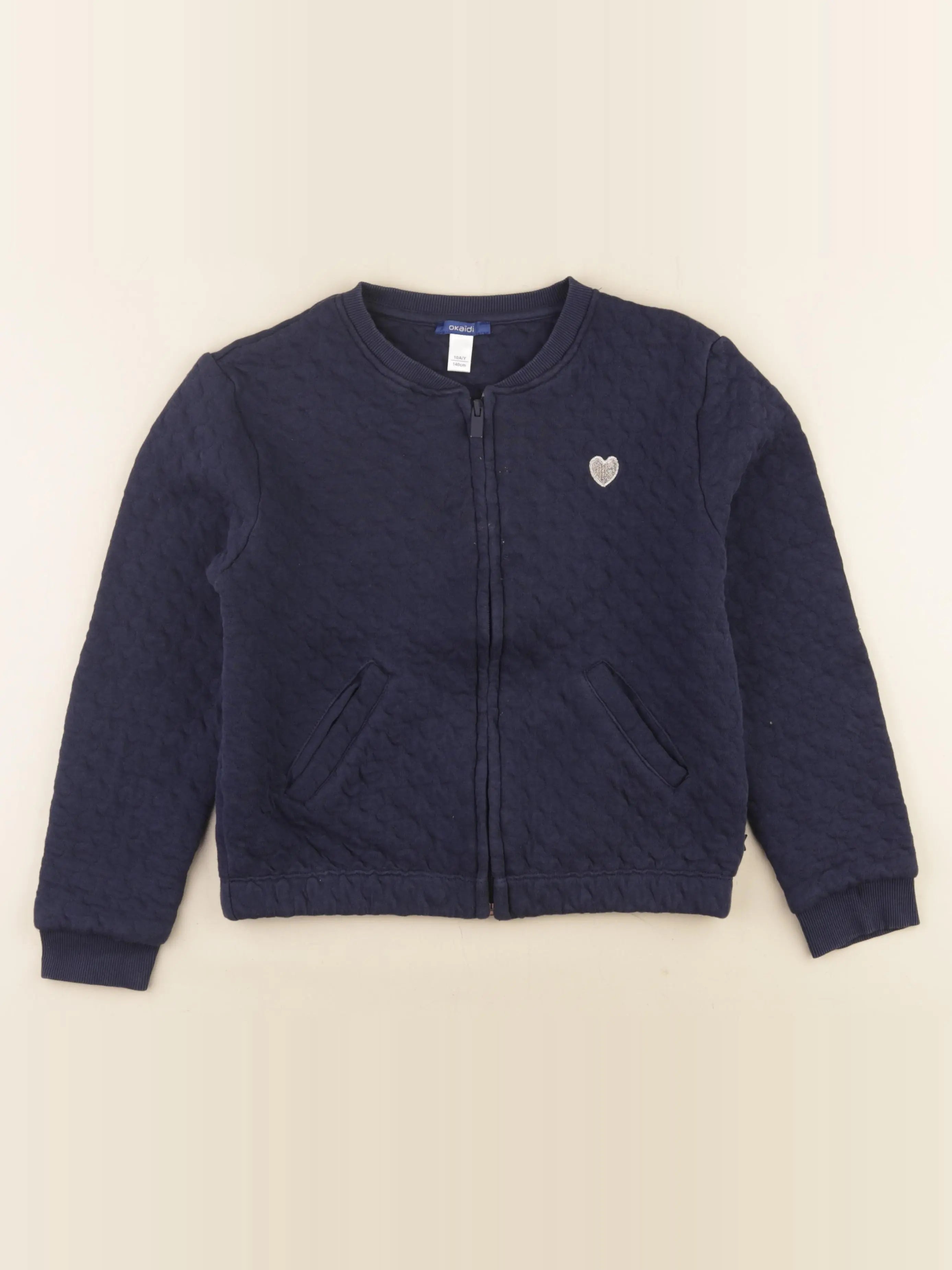 Okaidi - sweat bleu - 10 ans