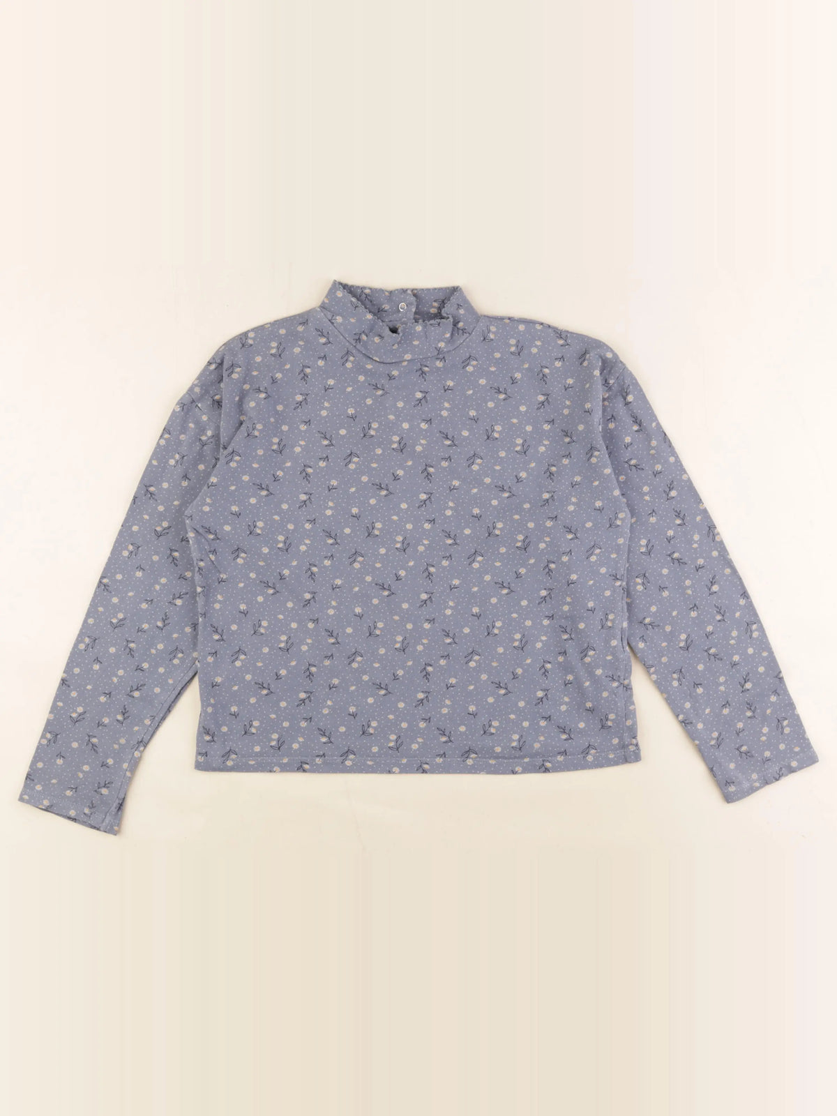 Vertbaudet - sous-pull bleu - 10 ans