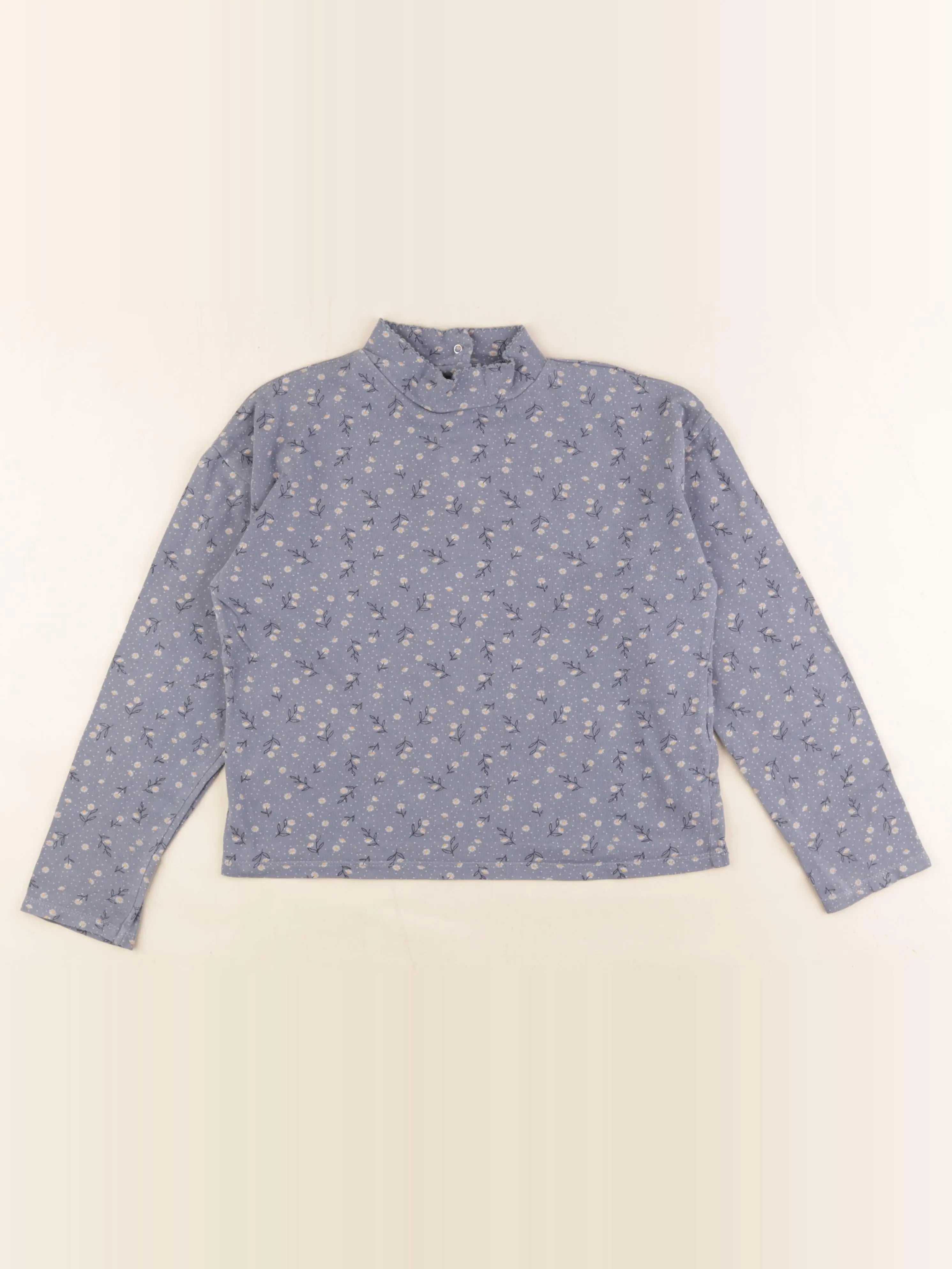 Vertbaudet - sous-pull bleu - 10 ans