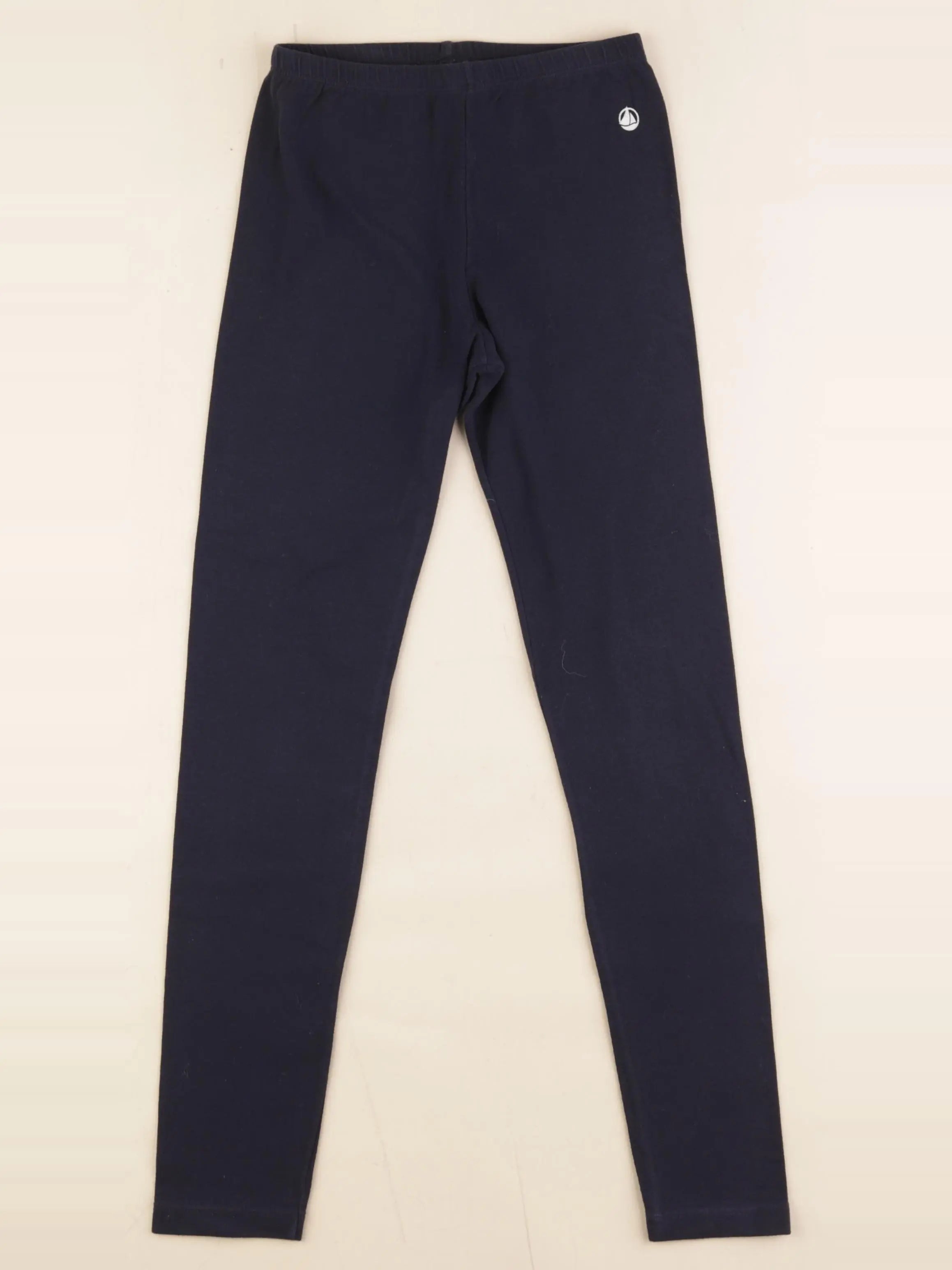 Petit Bateau - legging coton bleu - 8 ans
