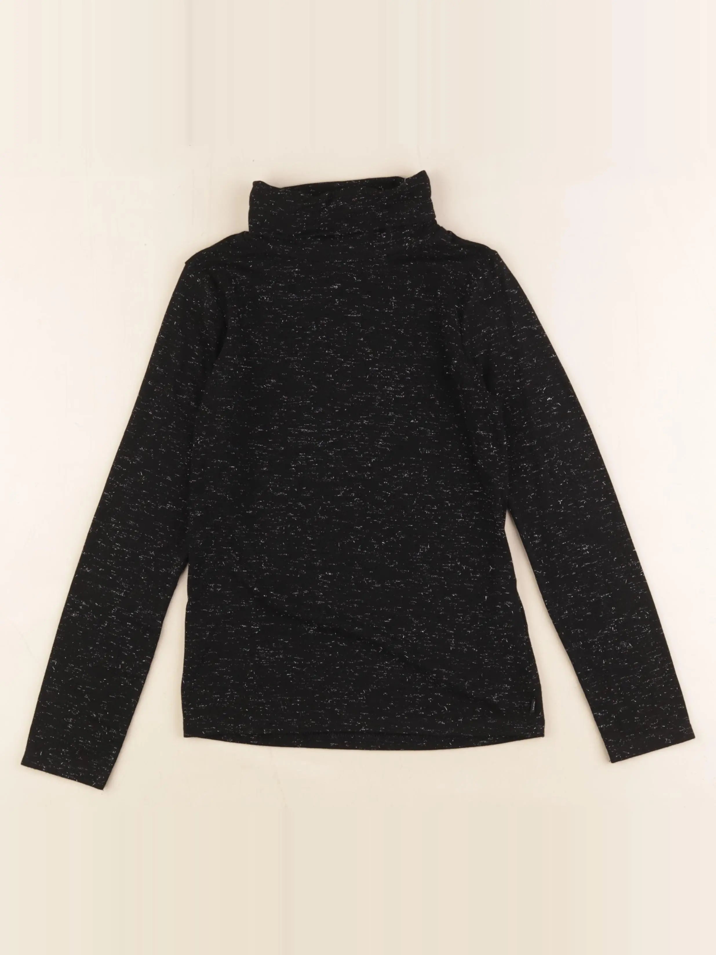 Okaidi - sous-pull coton noir - 8 ans