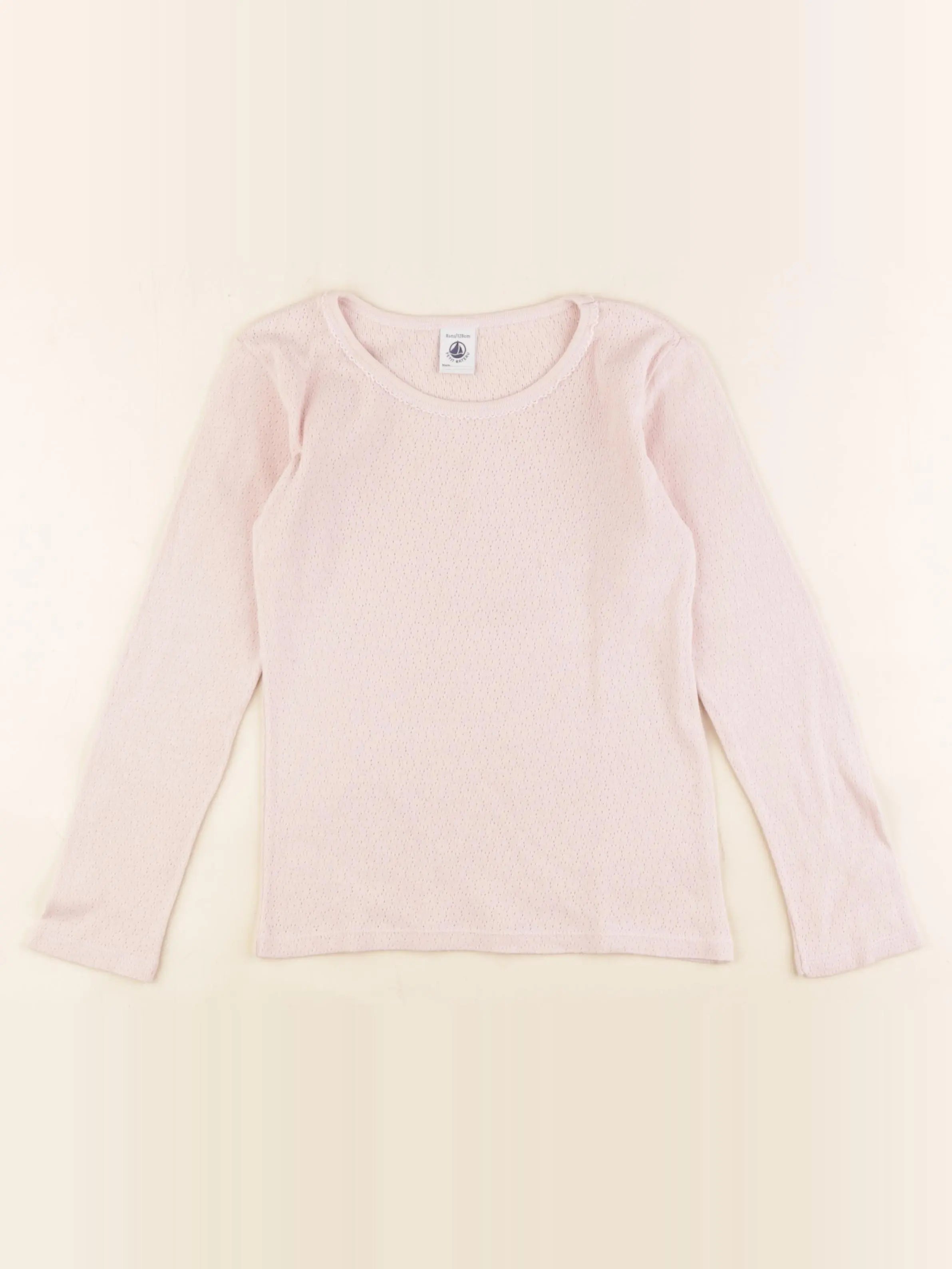 Petit Bateau - maillot de corps coton rose - 8 ans