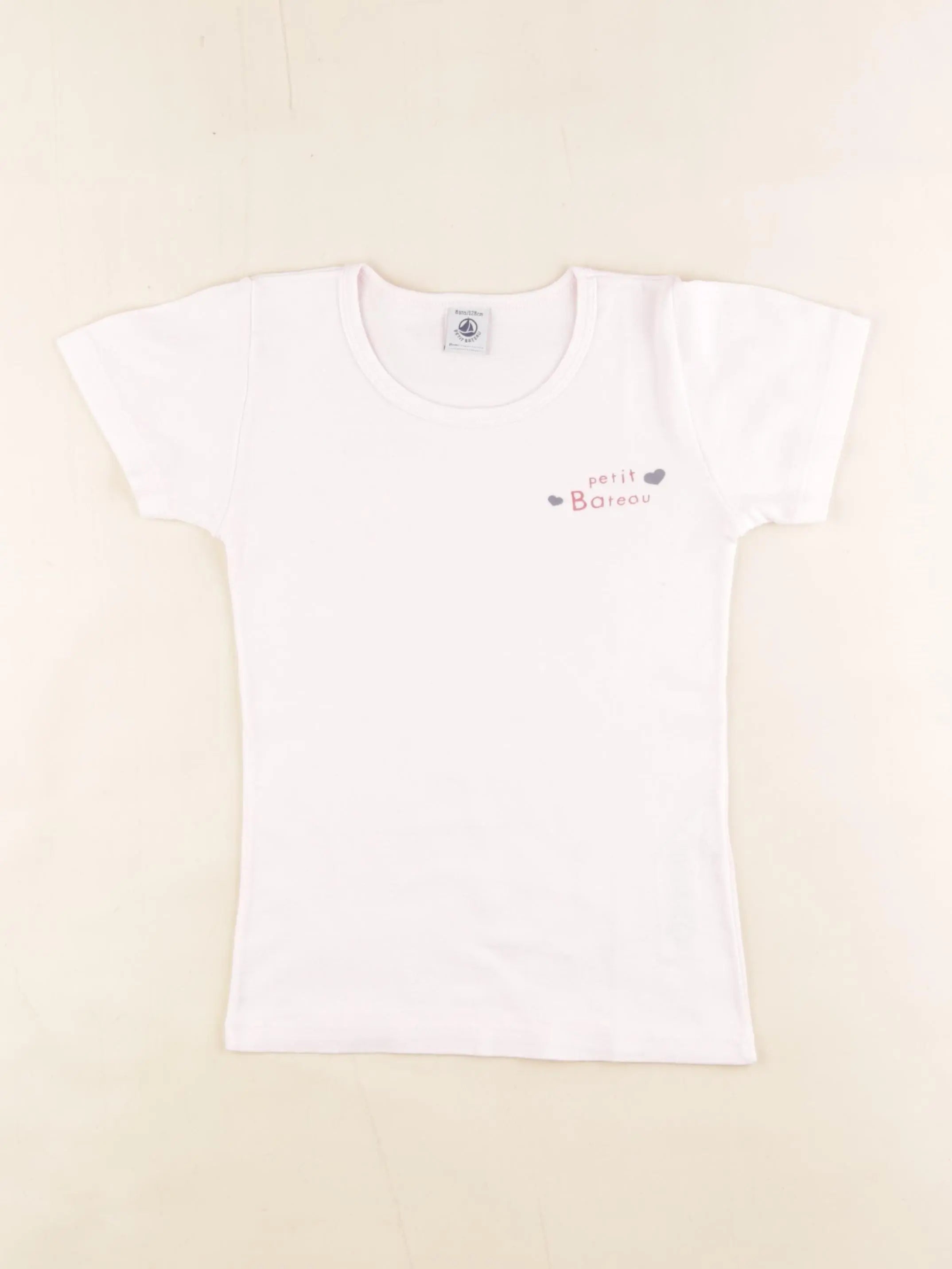 Petit Bateau - maillot de corps coton rose - 8 ans