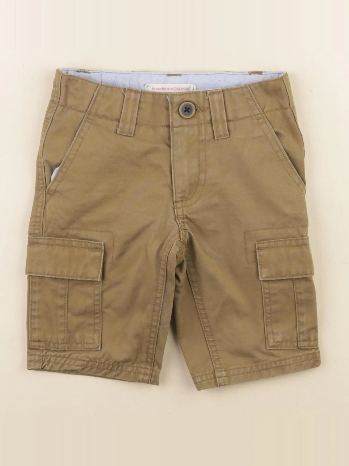 Monoprix - short marron - 3 ans