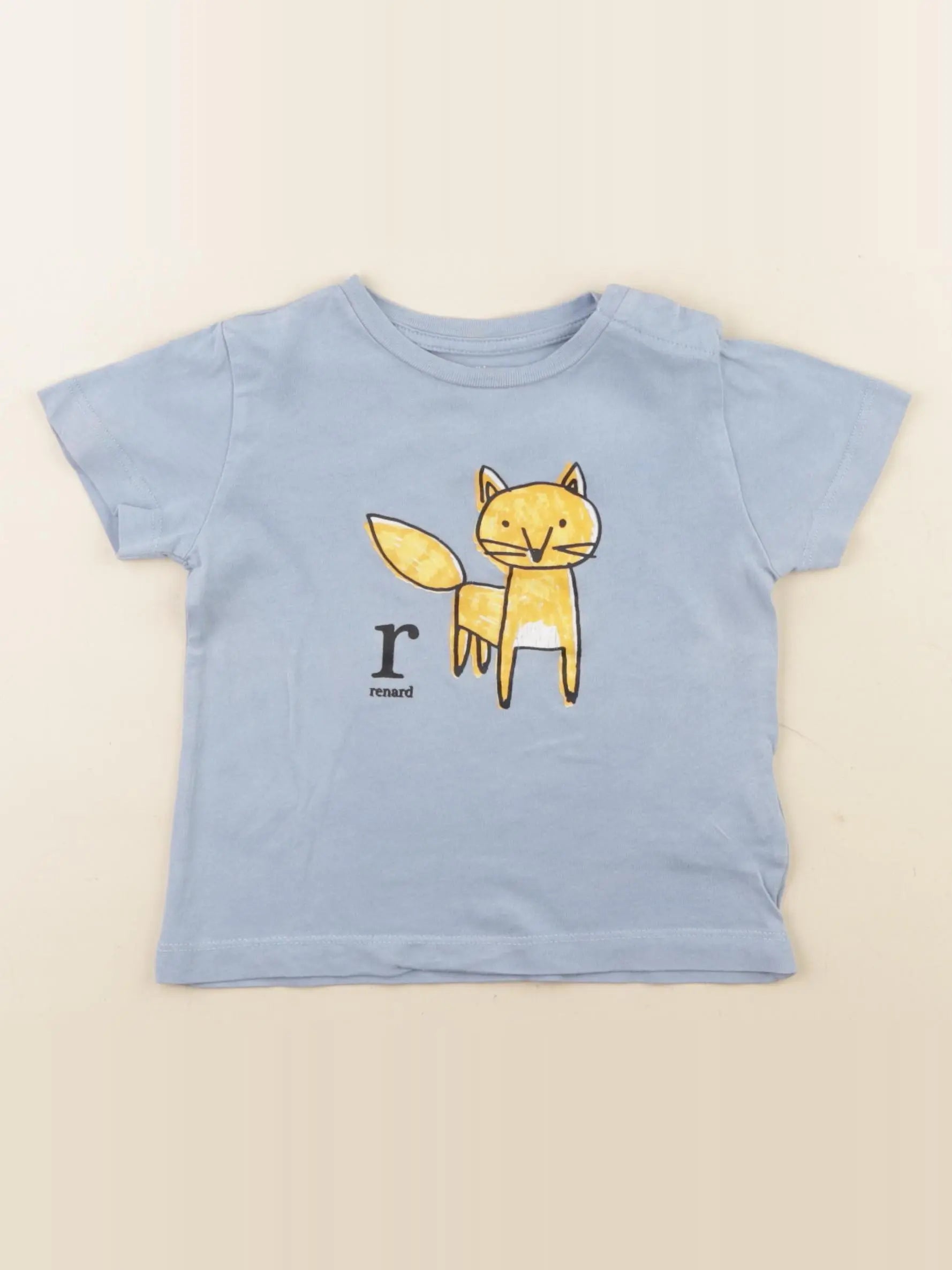 Boutchou - tee-shirt bleu - 18 mois