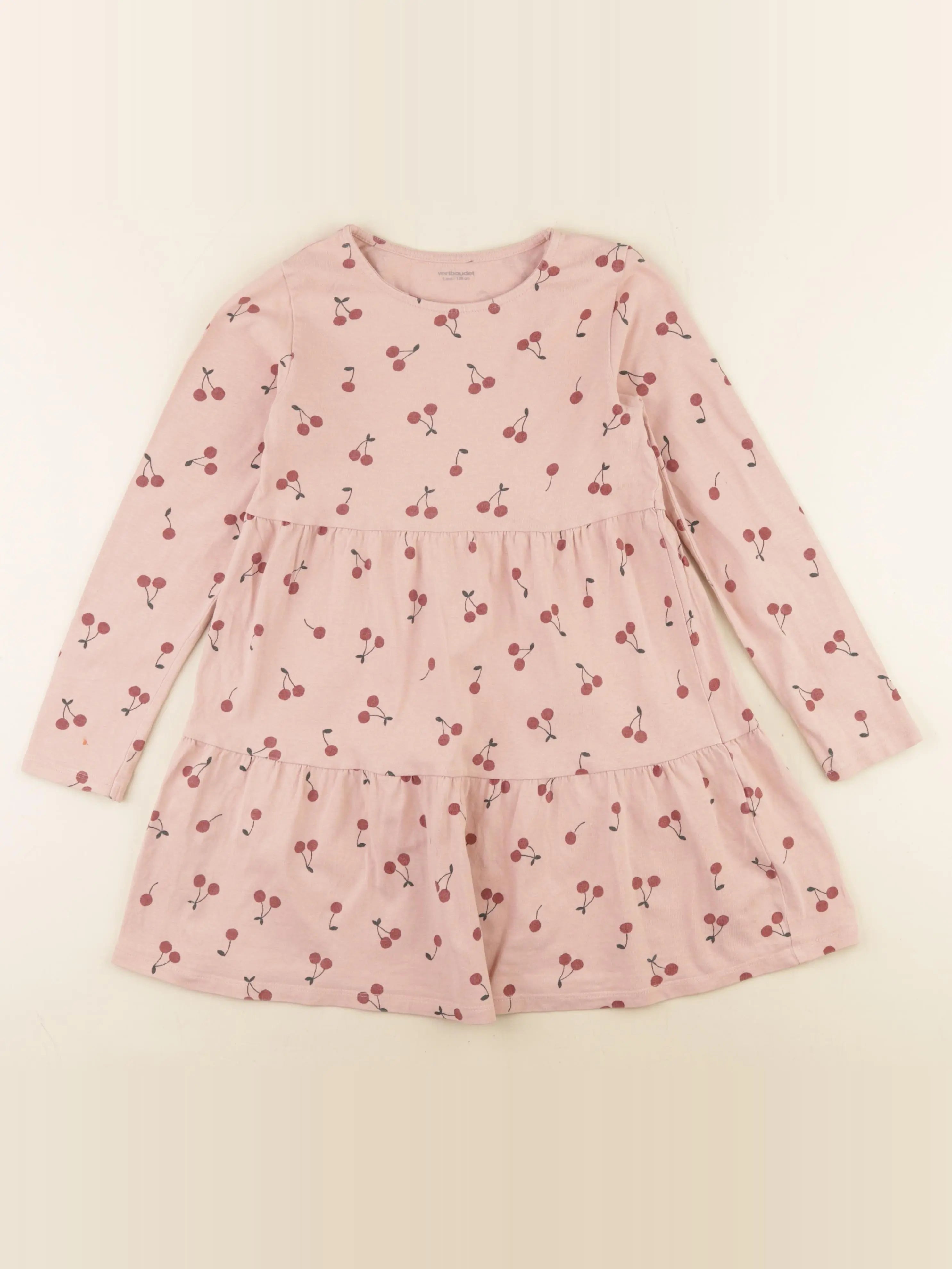 Vertbaudet - robe rose - 8 ans