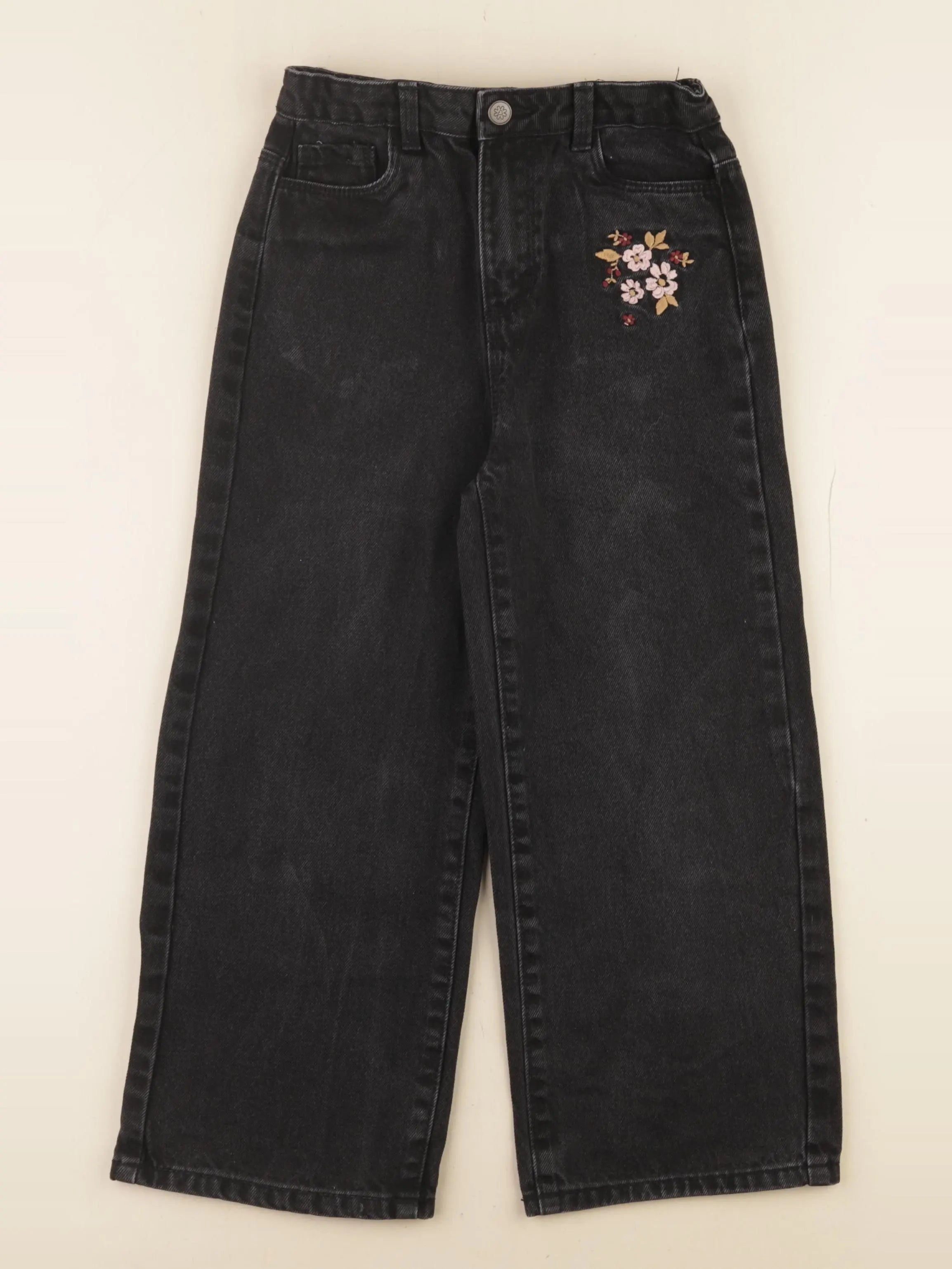 Vertbaudet - jean noir - 7 ans