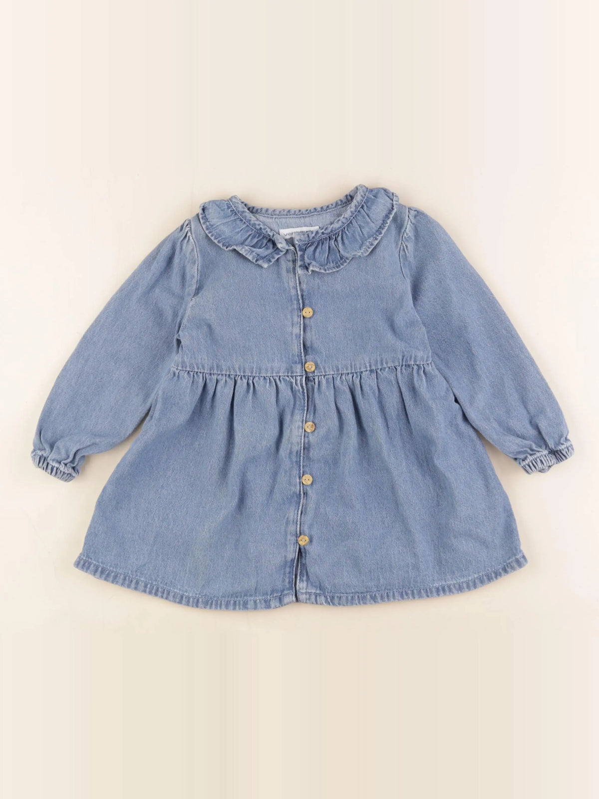 Vertbaudet - robe bleu - 2 ans