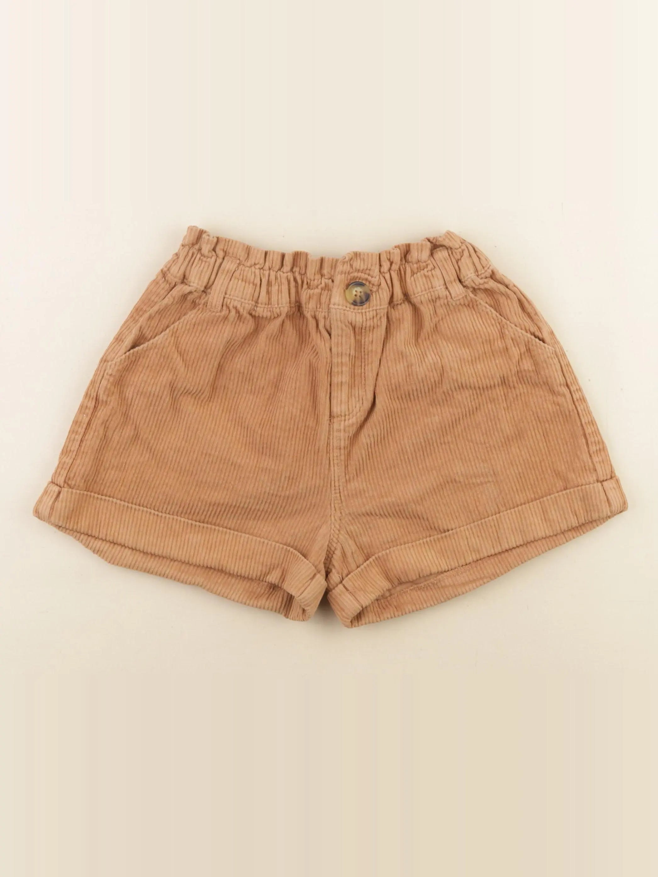 Vertbaudet - short marron - 8 ans