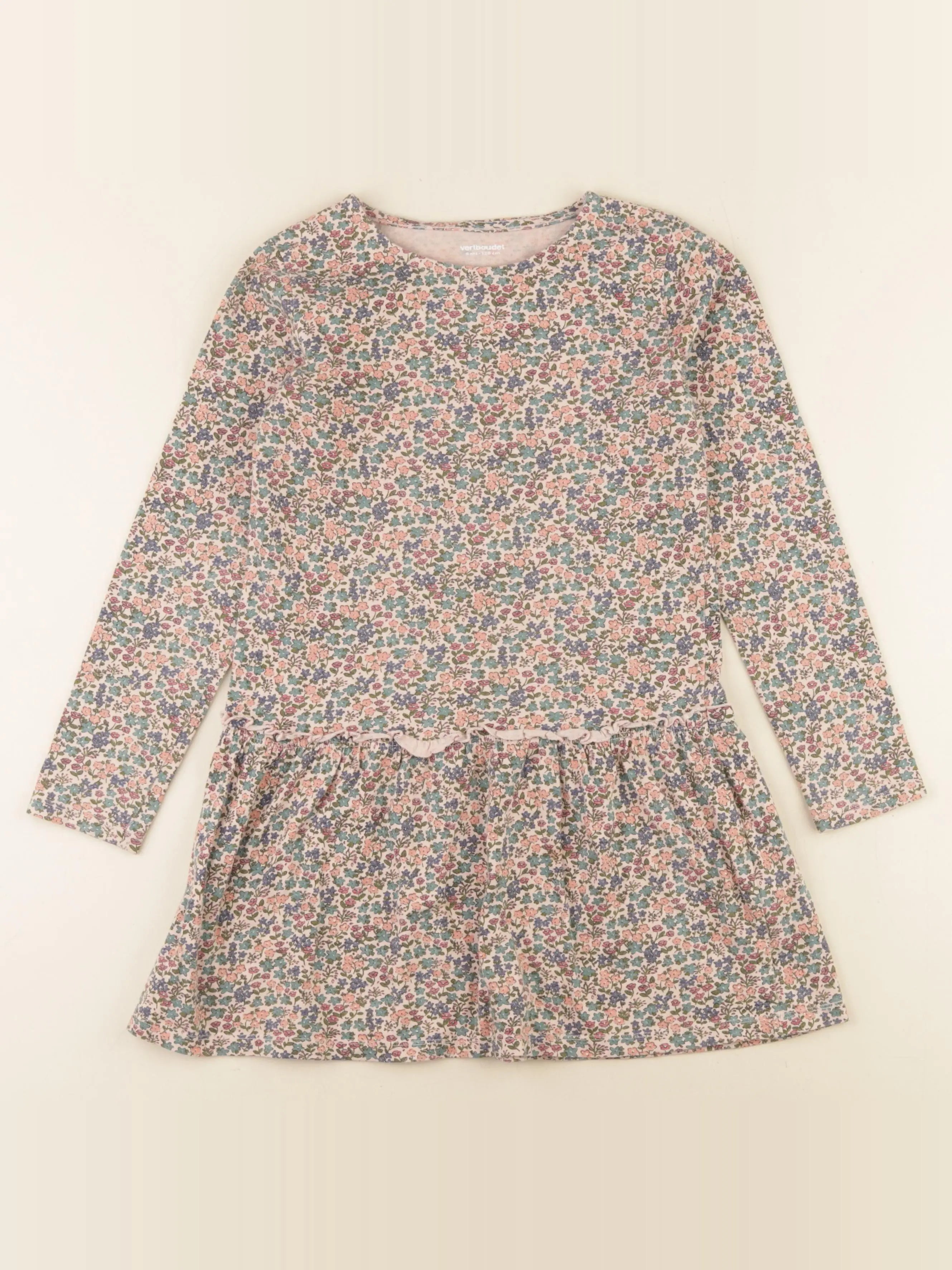 Vertbaudet - robe multicolore - 8 ans