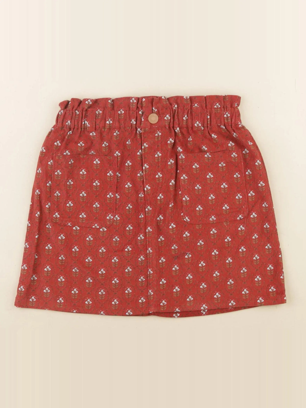 Vertbaudet - jupe rouge - 8 ans