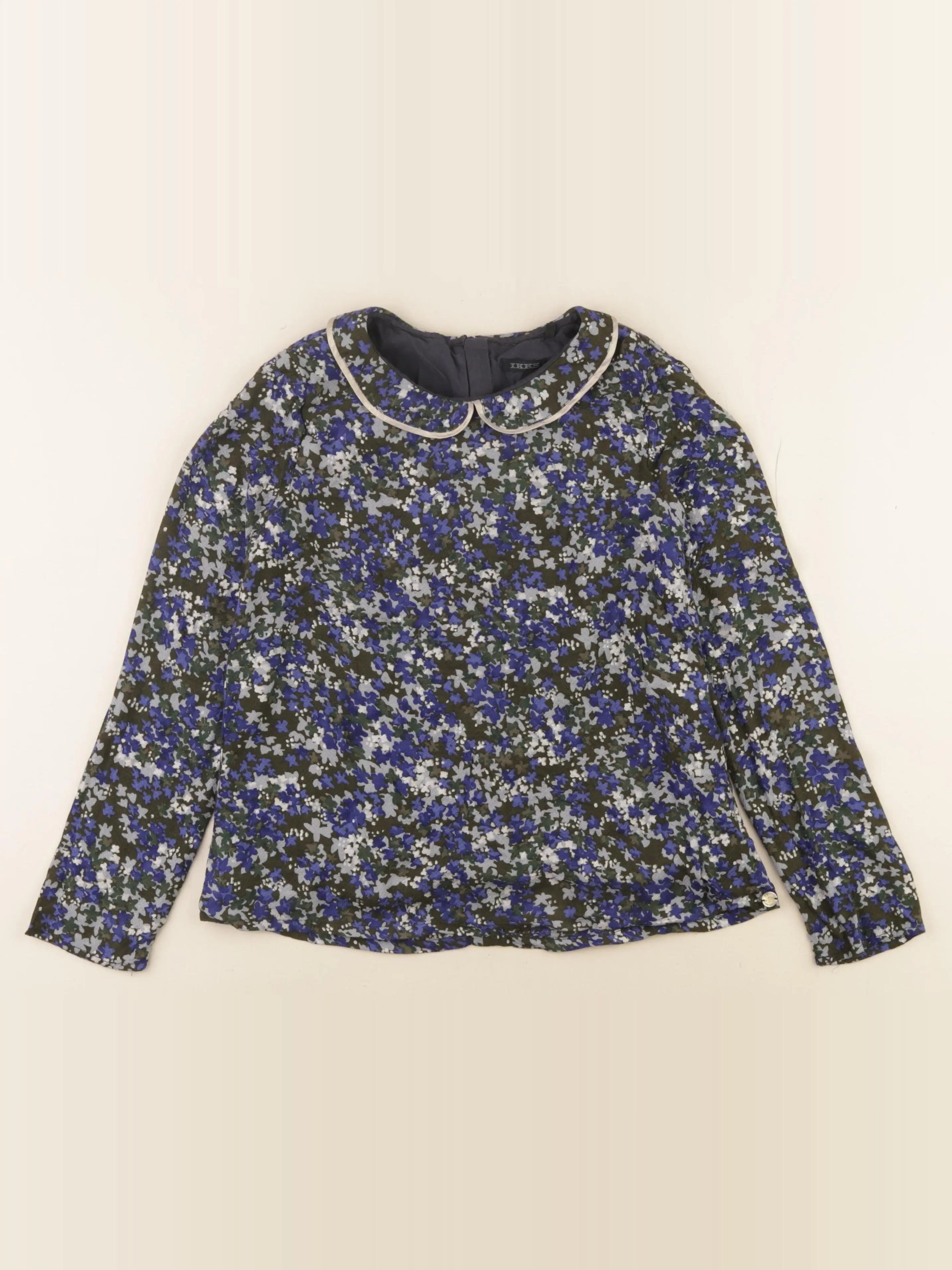 IKKS - blouse bleu, vert - 10 ans