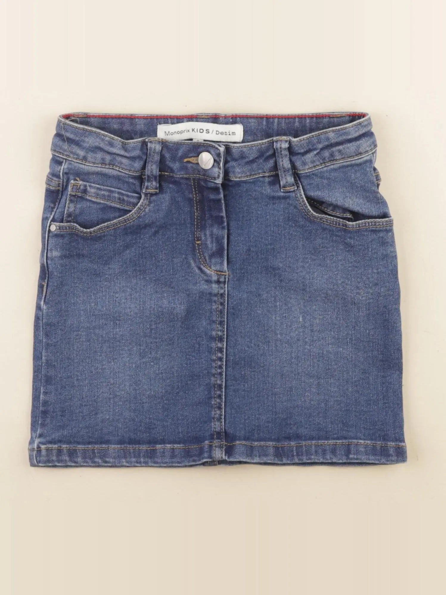 Monoprix - jupe bleu - 8 ans