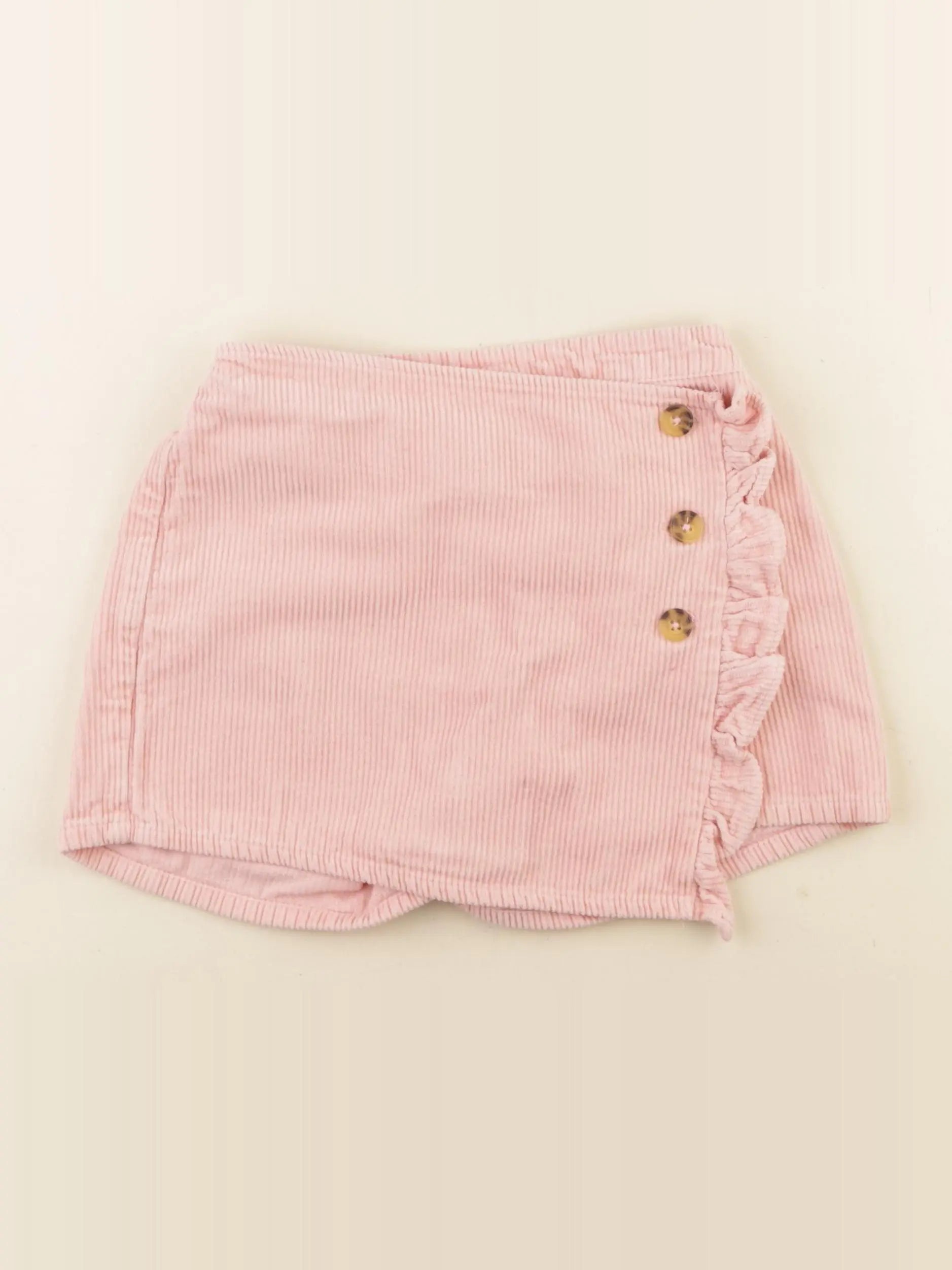 Vertbaudet - jupe short rose - 8 ans