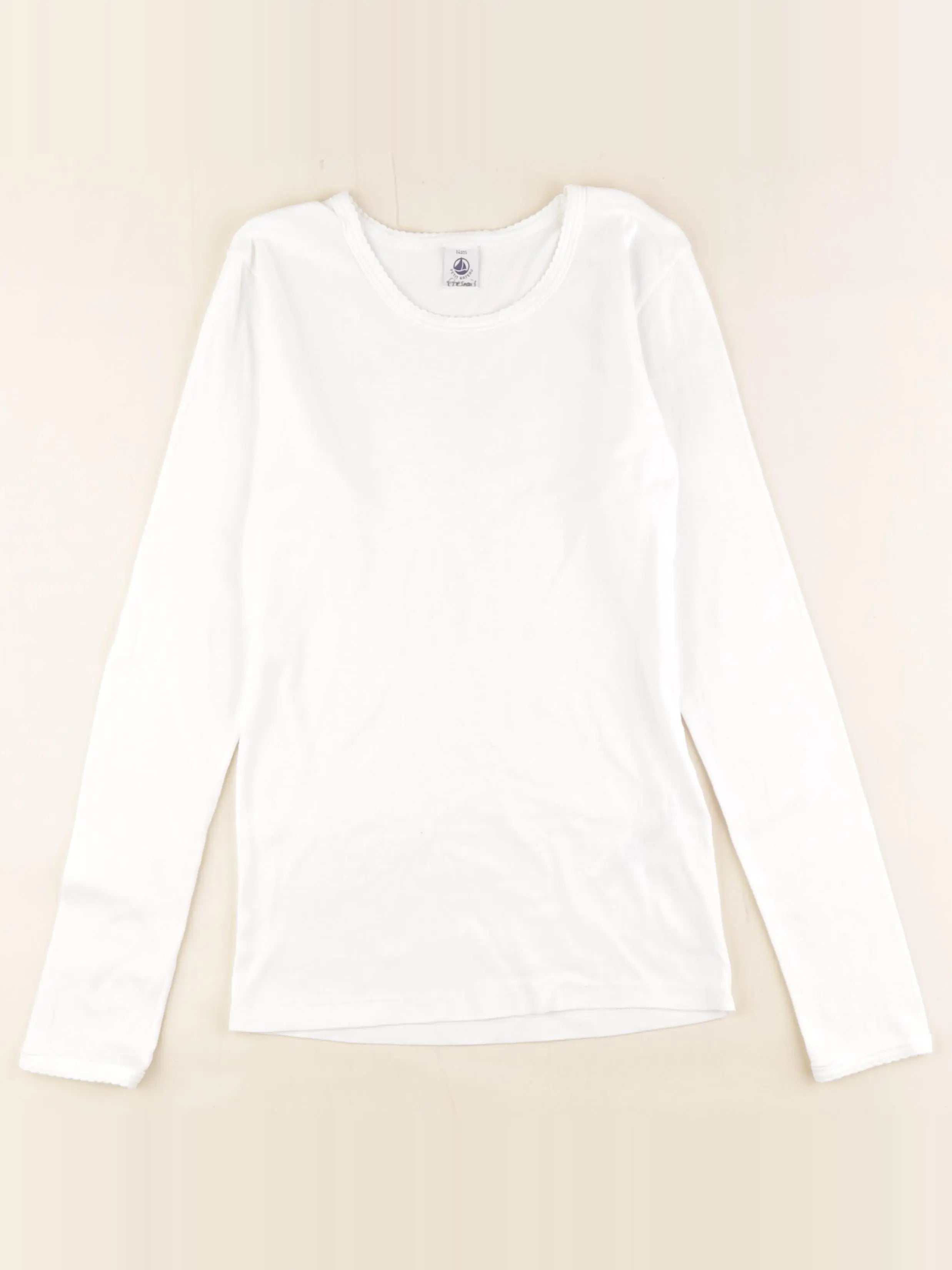 Petit Bateau - maillot de corps blanc - 14 ans