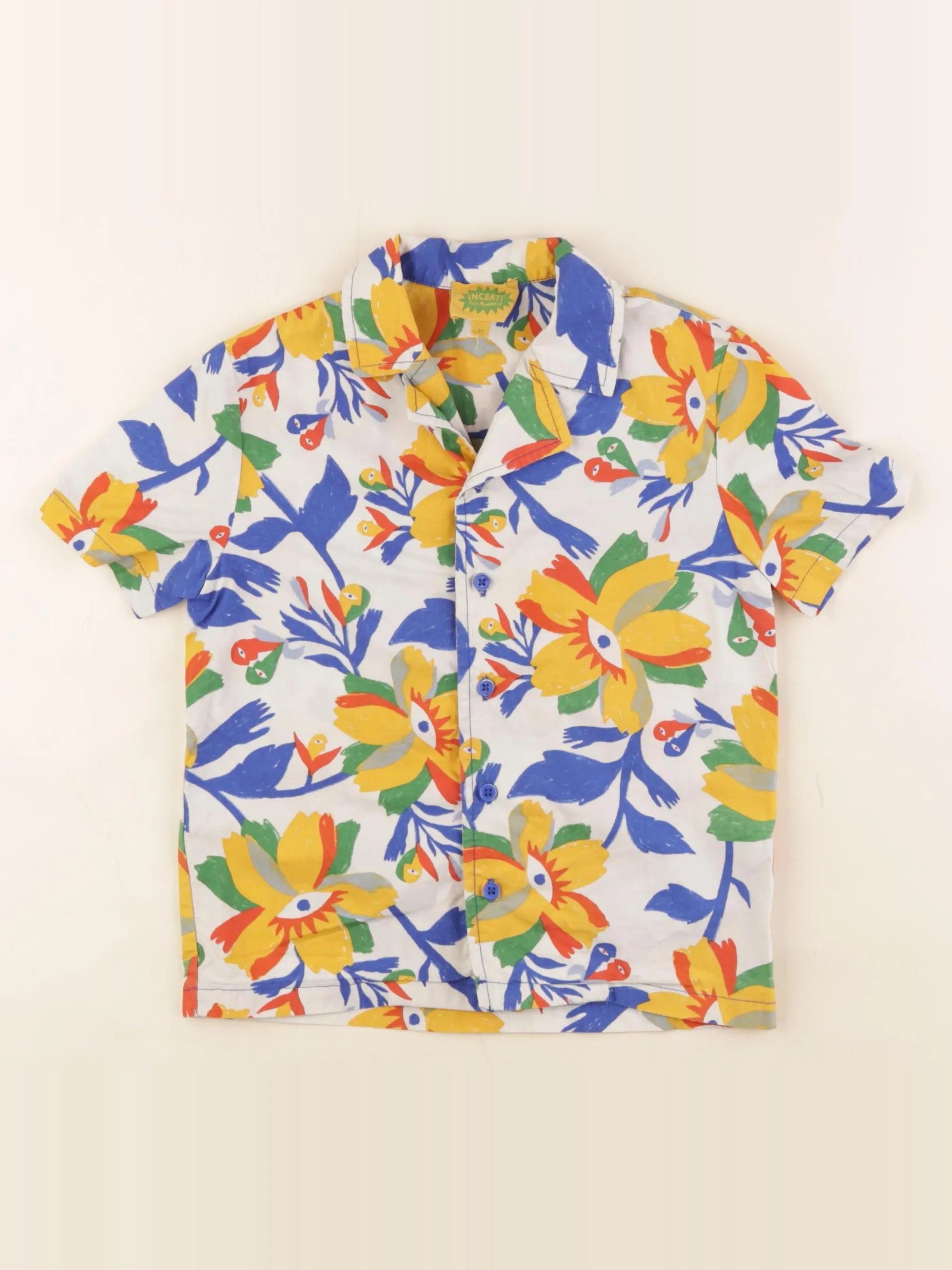 Monoprix - chemise multicolore - 4 ans