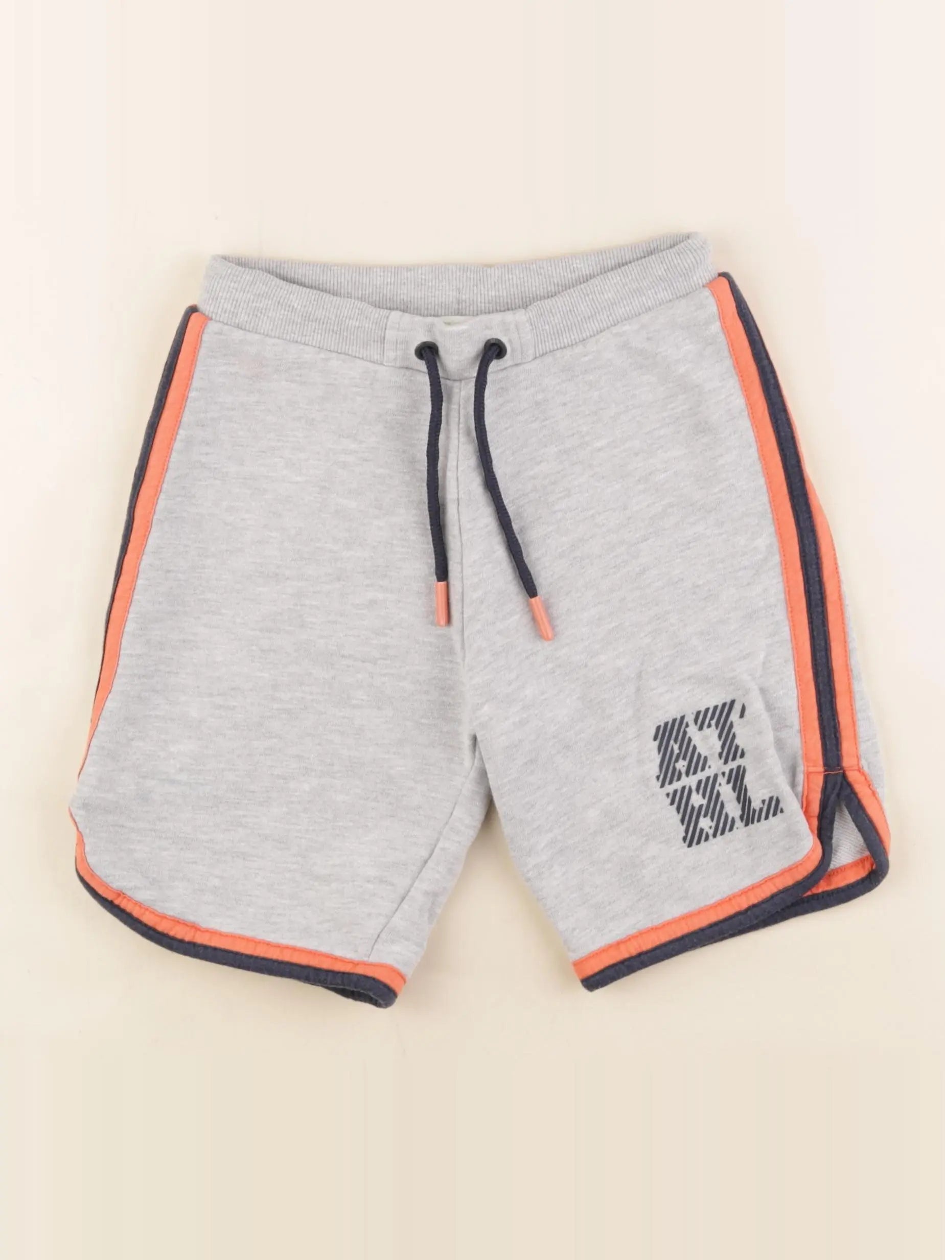 Vertbaudet - short gris - 7 ans