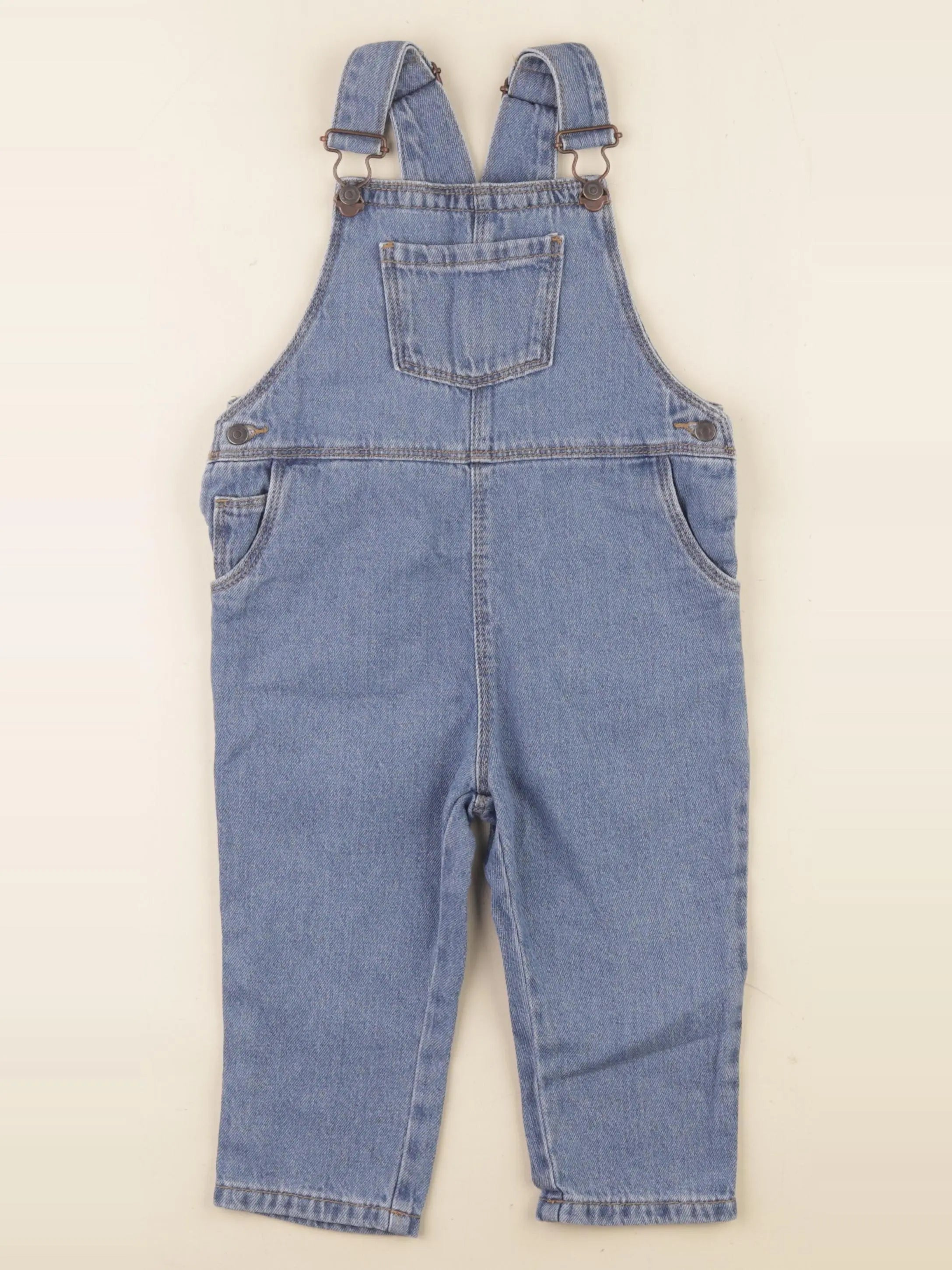 Vertbaudet - salopette bleu - 18 mois