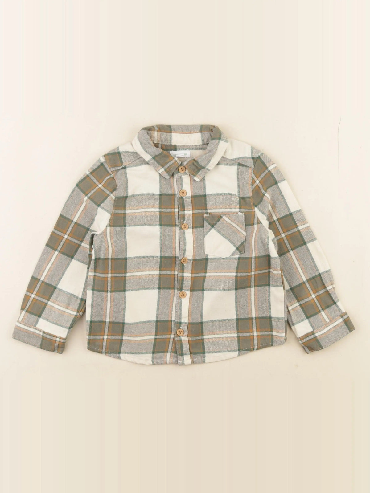 Vertbaudet - chemise multicolore - 2 ans