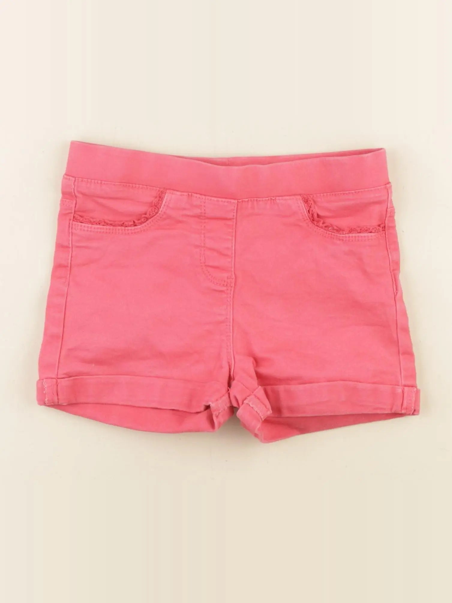 Vertbaudet - short rose - 7 ans