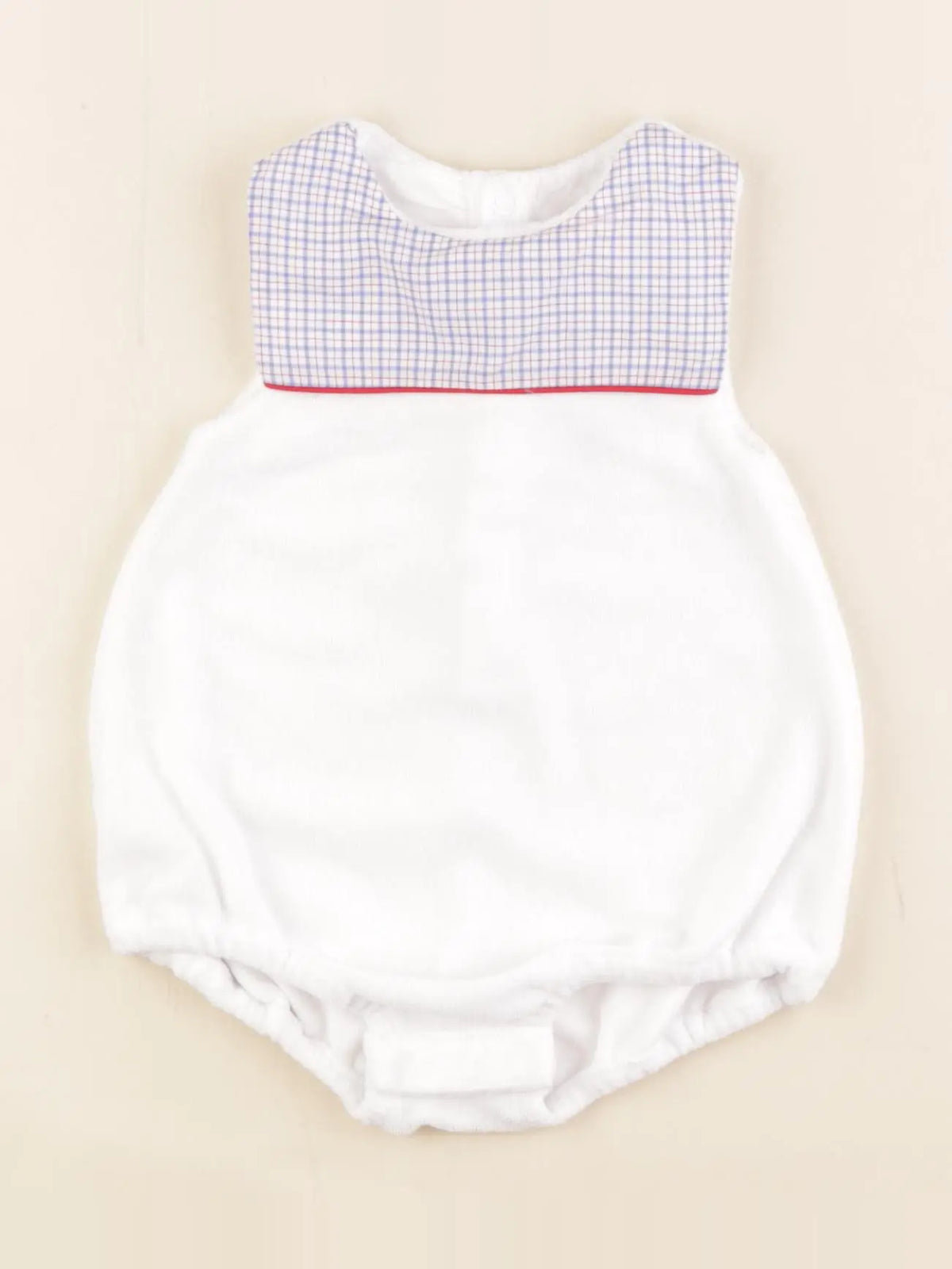 Jacadi - combinaison blanc, bleu - 3 mois
