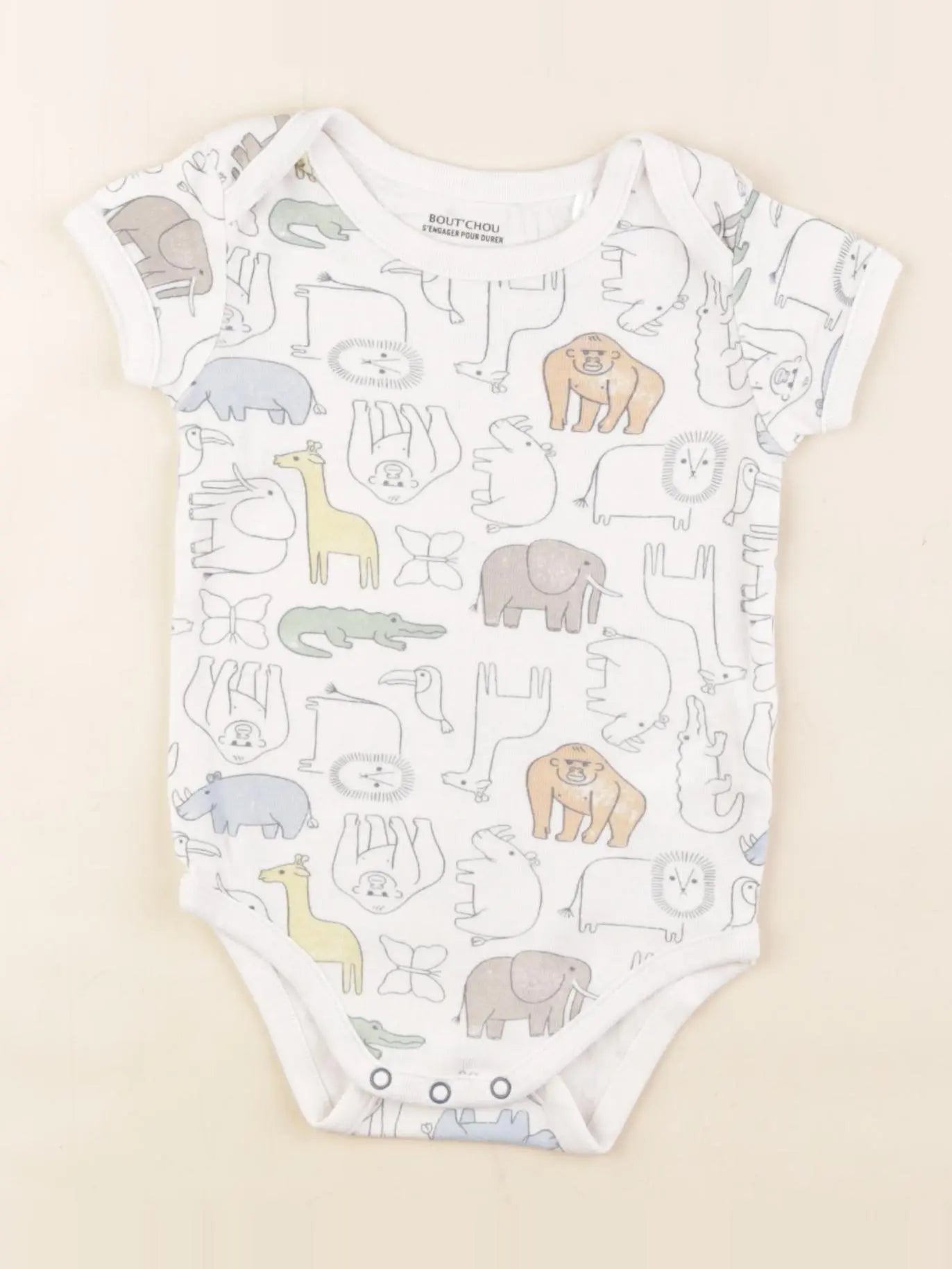 Boutchou - body blanc - 12 mois