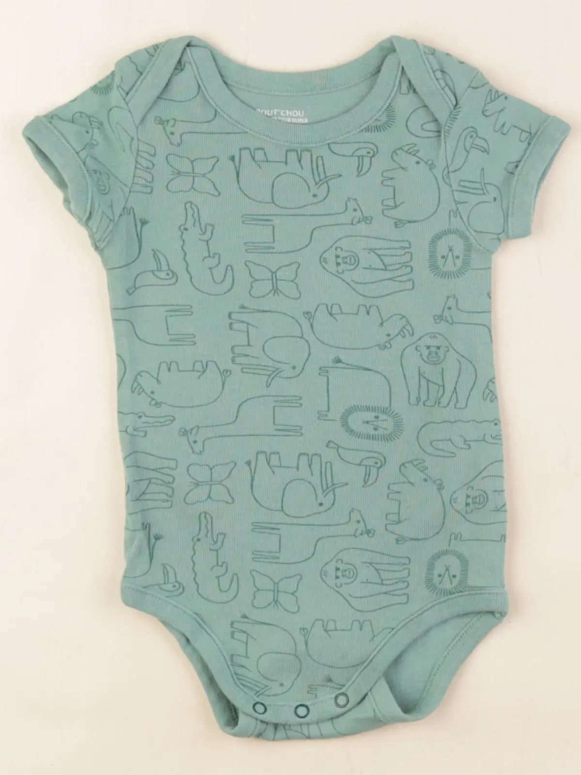 Boutchou - body vert - 12 mois