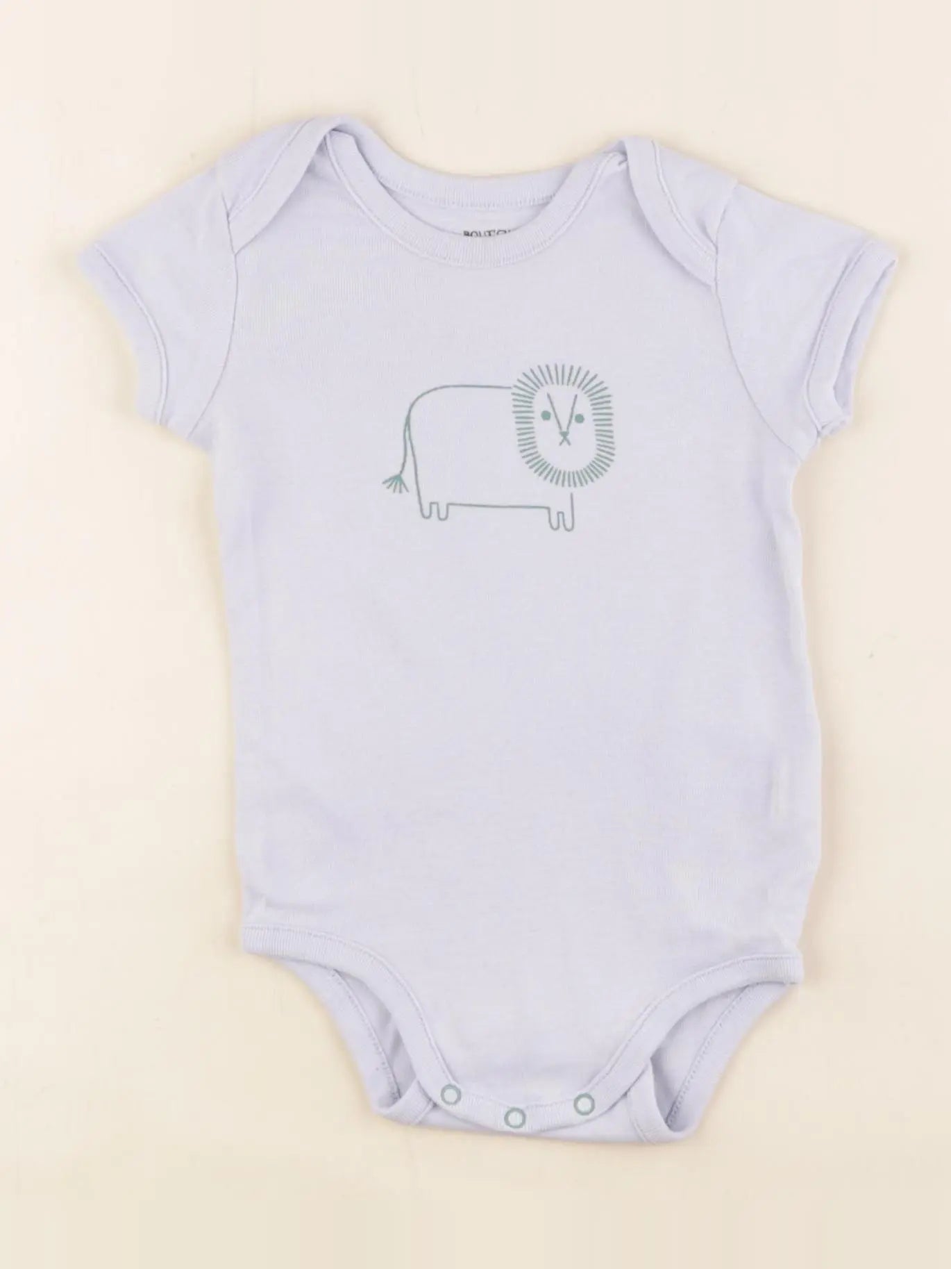 Boutchou - body bleu - 12 mois