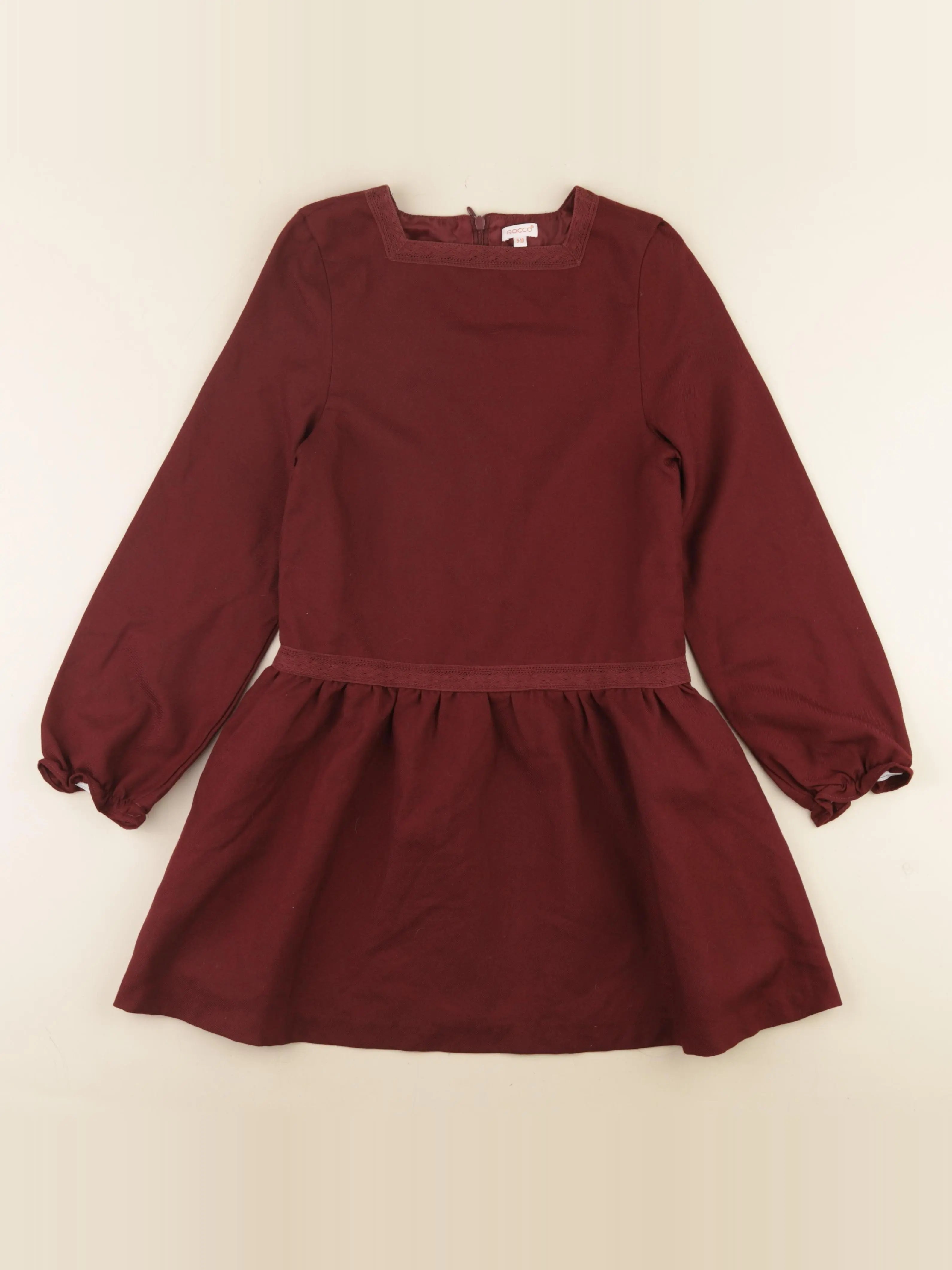 Gocco - robe rouge - 9/10 ans