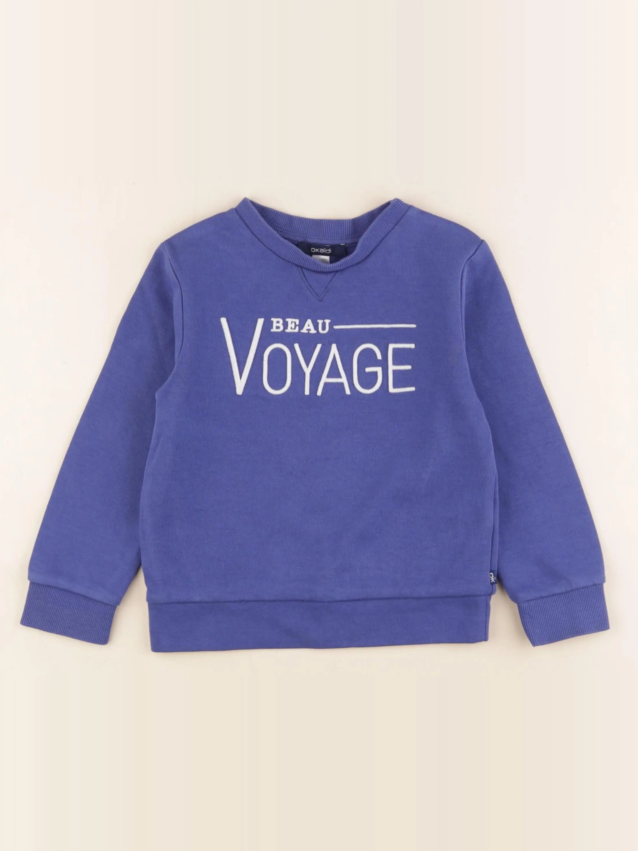 Okaidi - sweat bleu - 4 ans