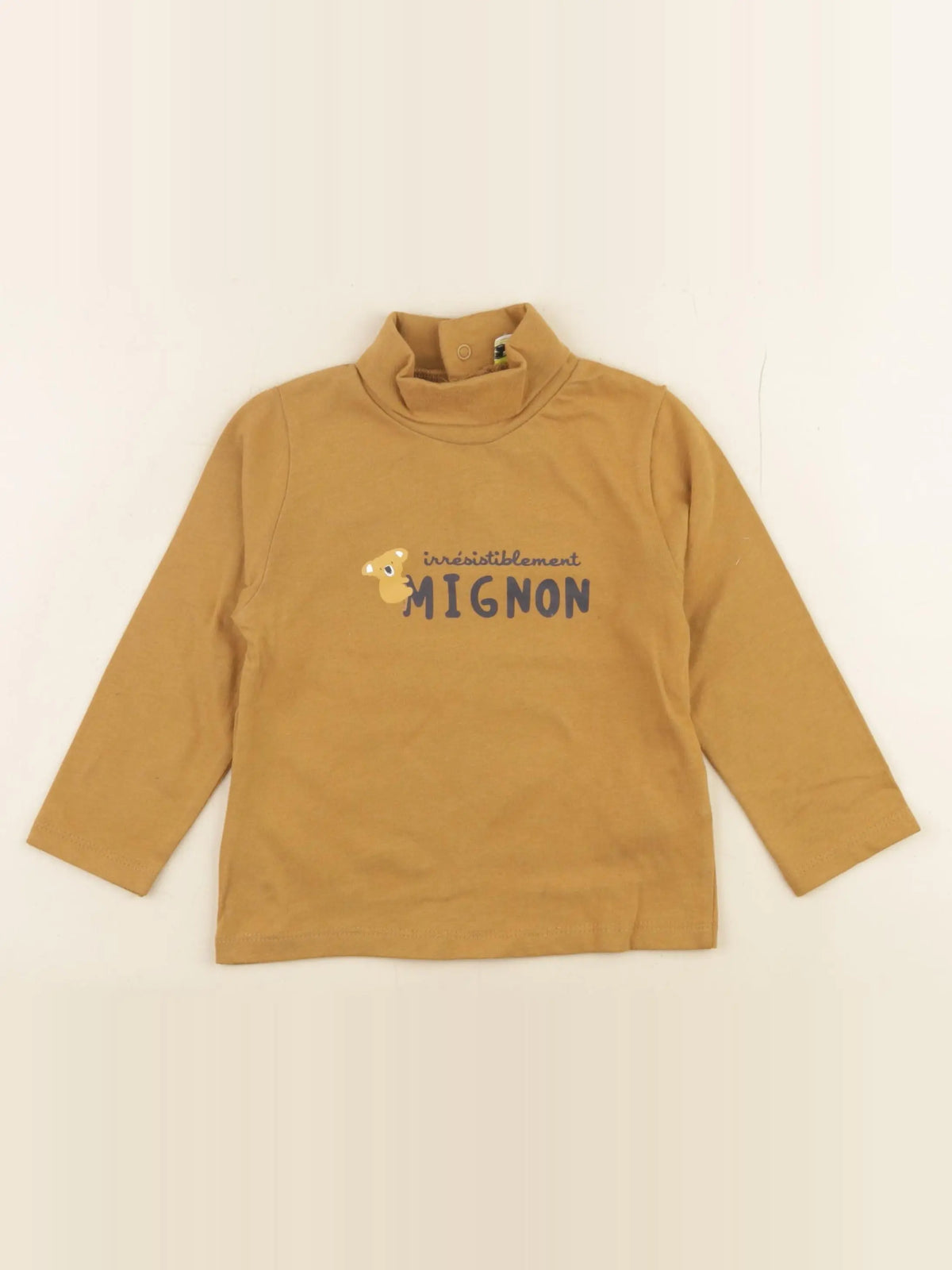 Tape à l'oeil - sous-pull marron - 18 mois
